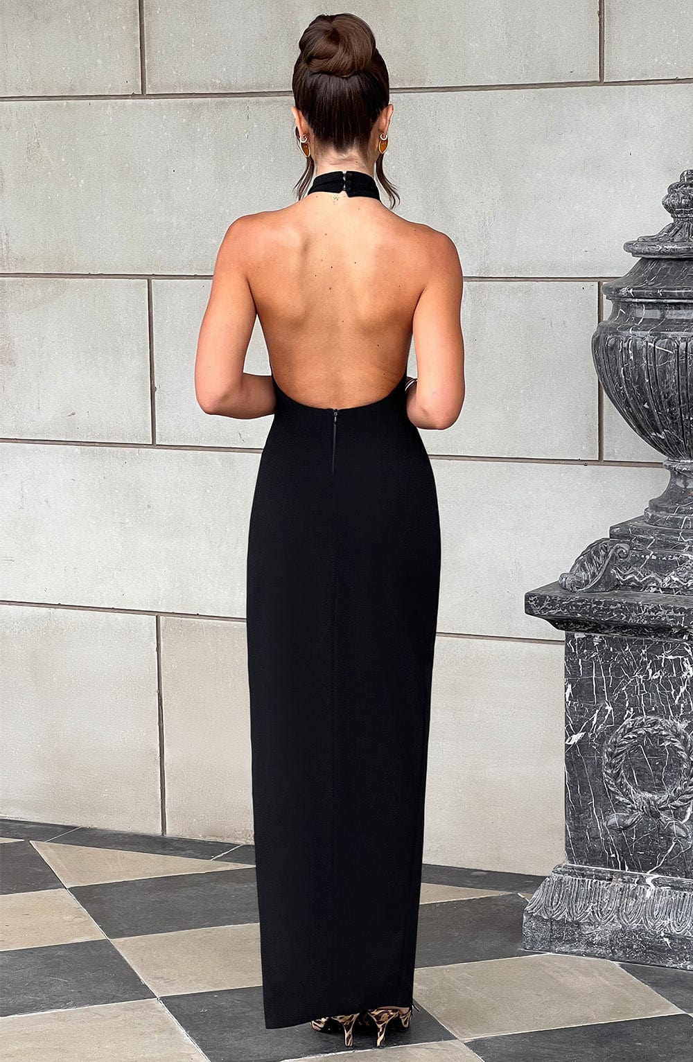 Adalia Maxi Dress - Black - Image 3