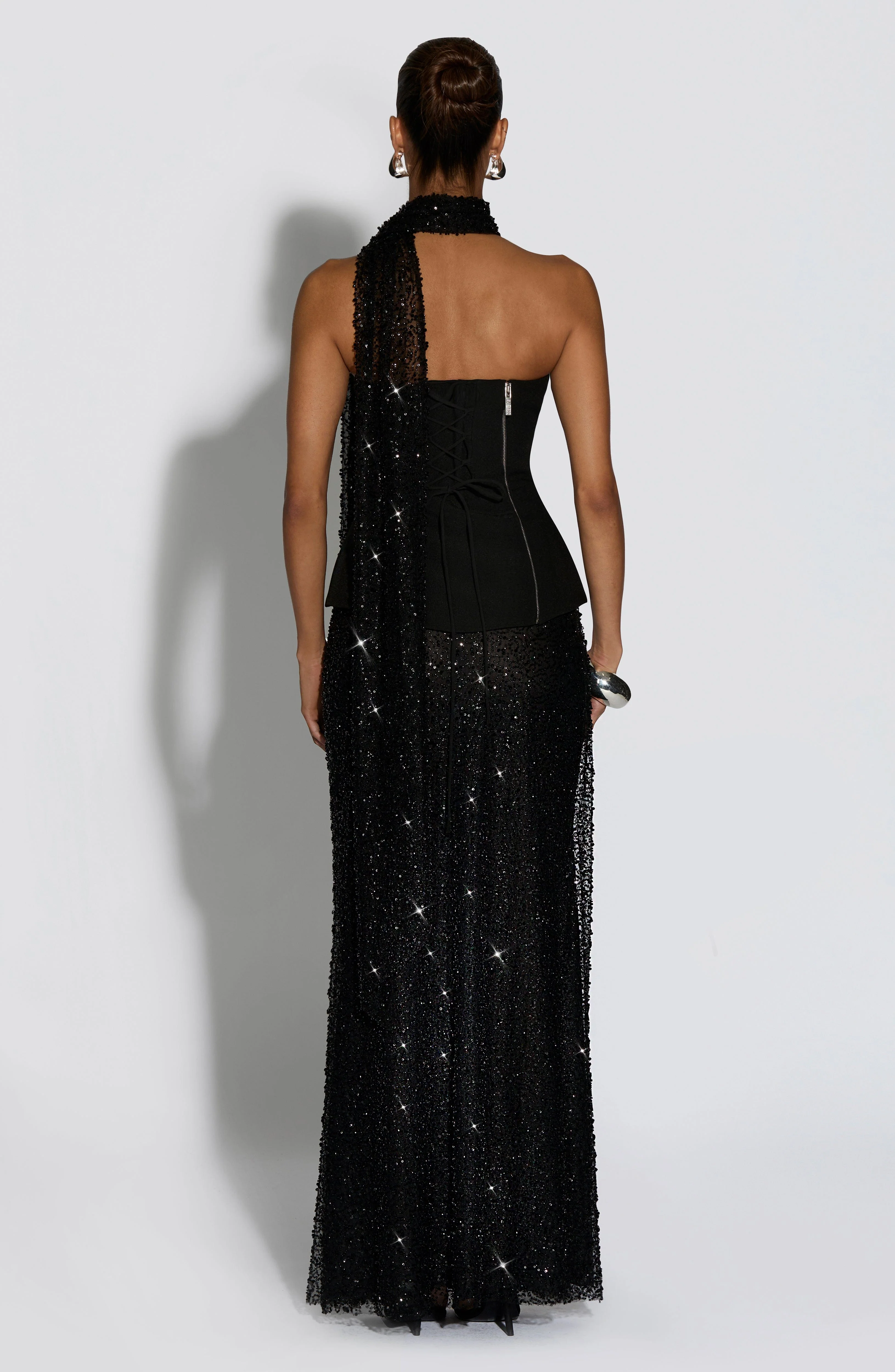 Allaire Maxi Skirt - Black - Image 6