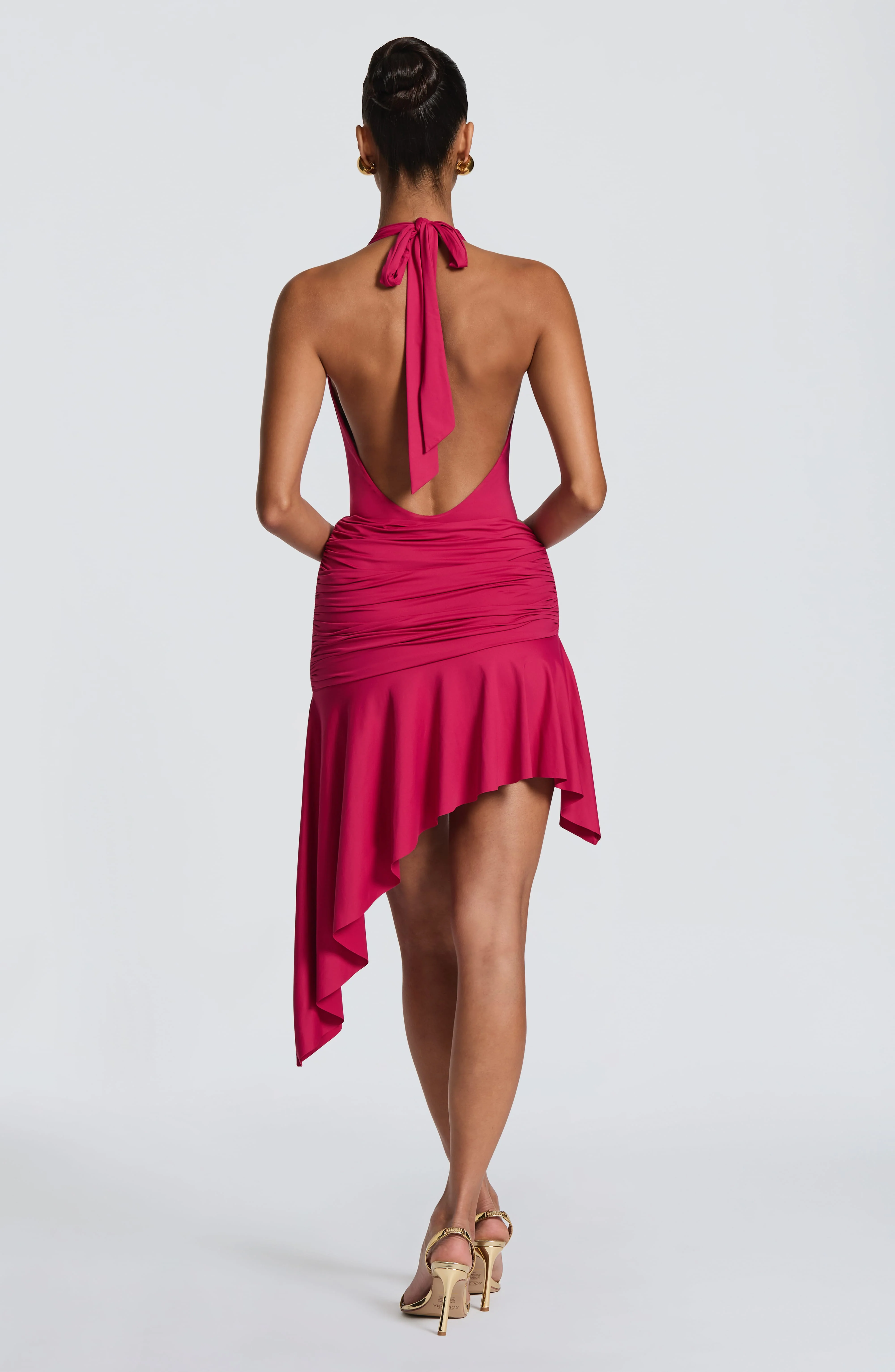 Alto Mini Skirt - Raspberry - Image 2
