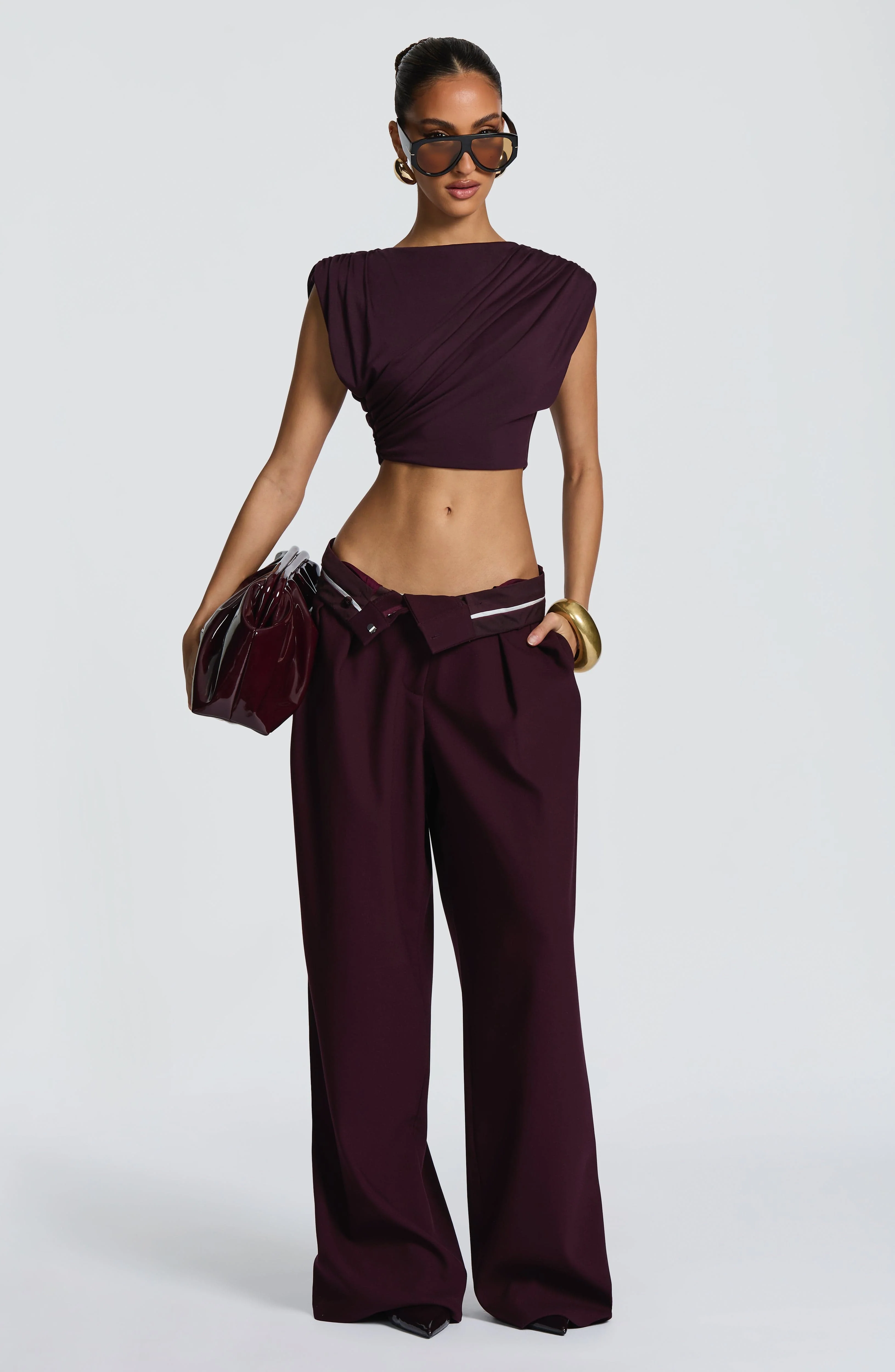 Amara Top - Plum - Image 7