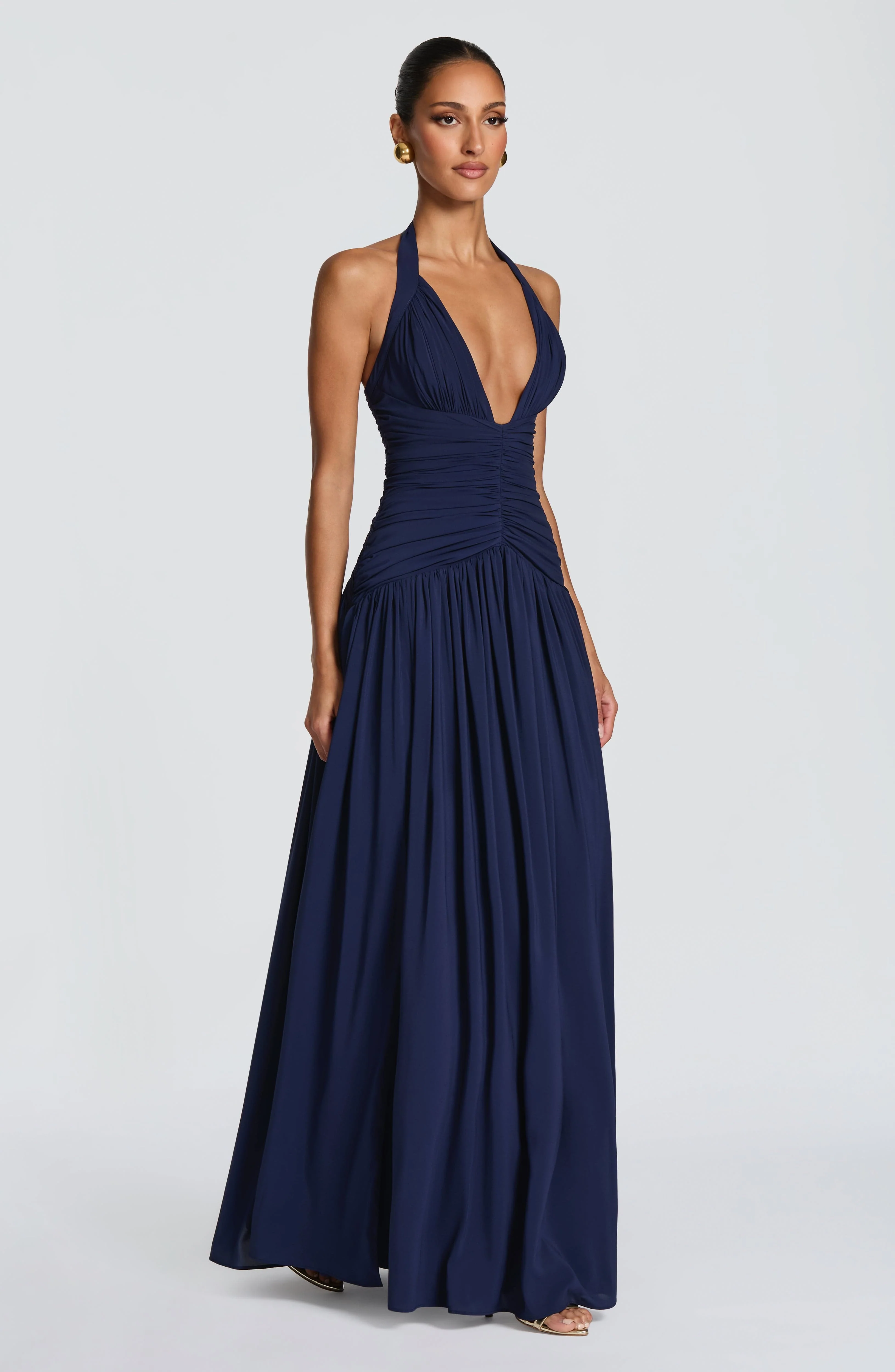 Amaris Maxi Dress - Navy - Image 5