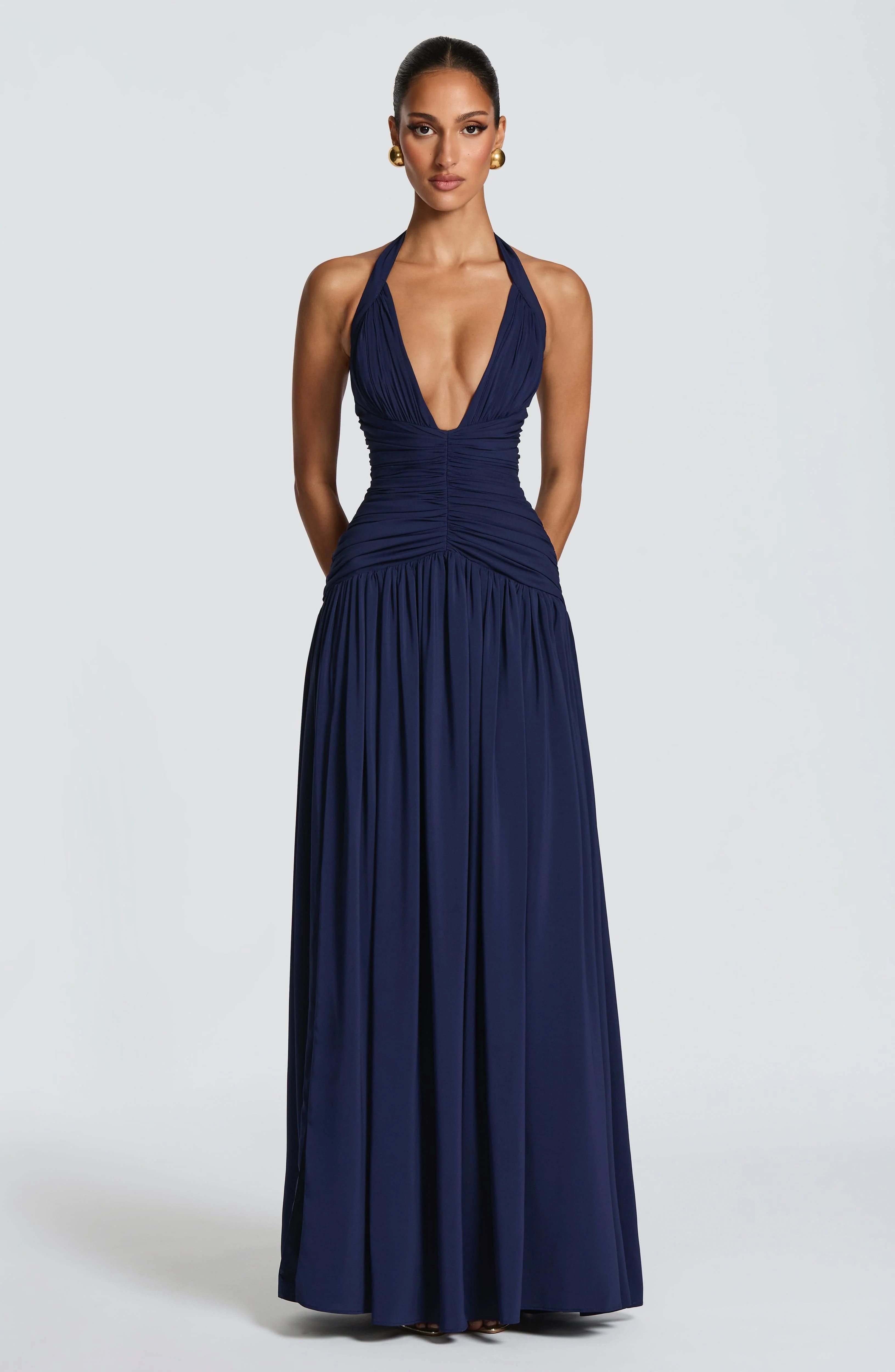 Amaris Maxi Dress - Navy - Image 6