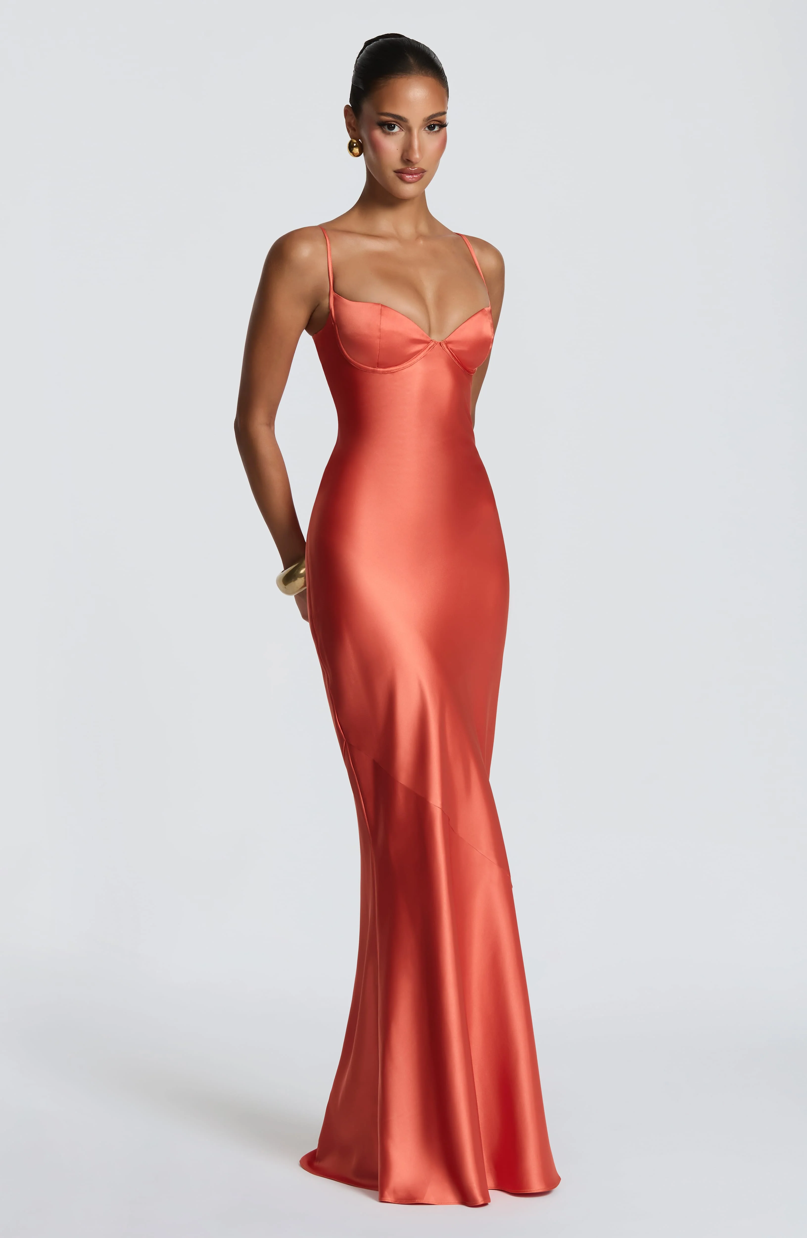 Amorette Maxi Dress - Burnt Orange - Image 5