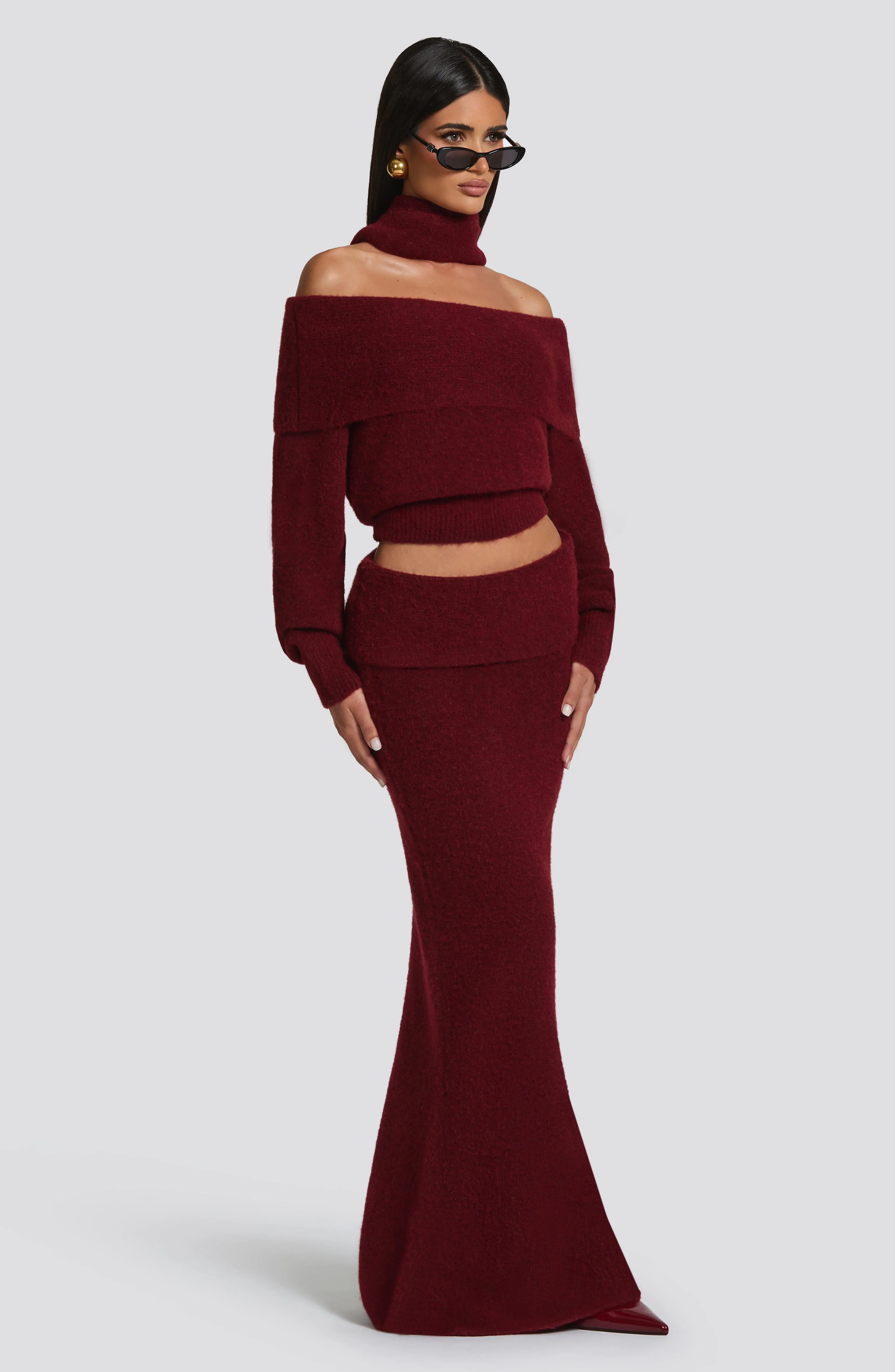 Andie Top - Burgundy - Image 3