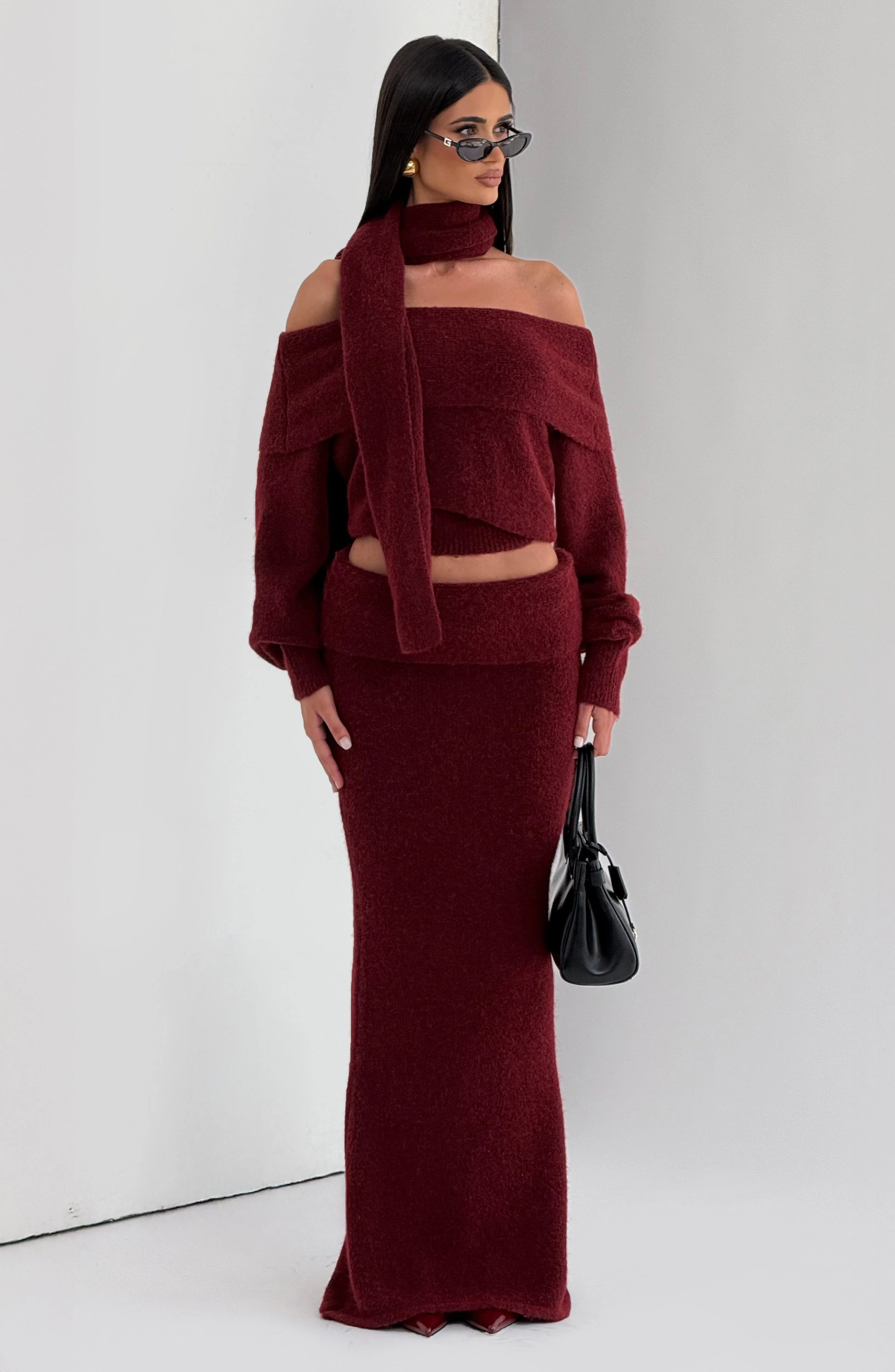 Andie Top - Burgundy - Image 8