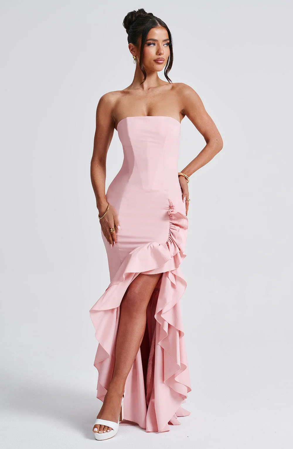 Angelina Maxi Dress - Blush - Image 8