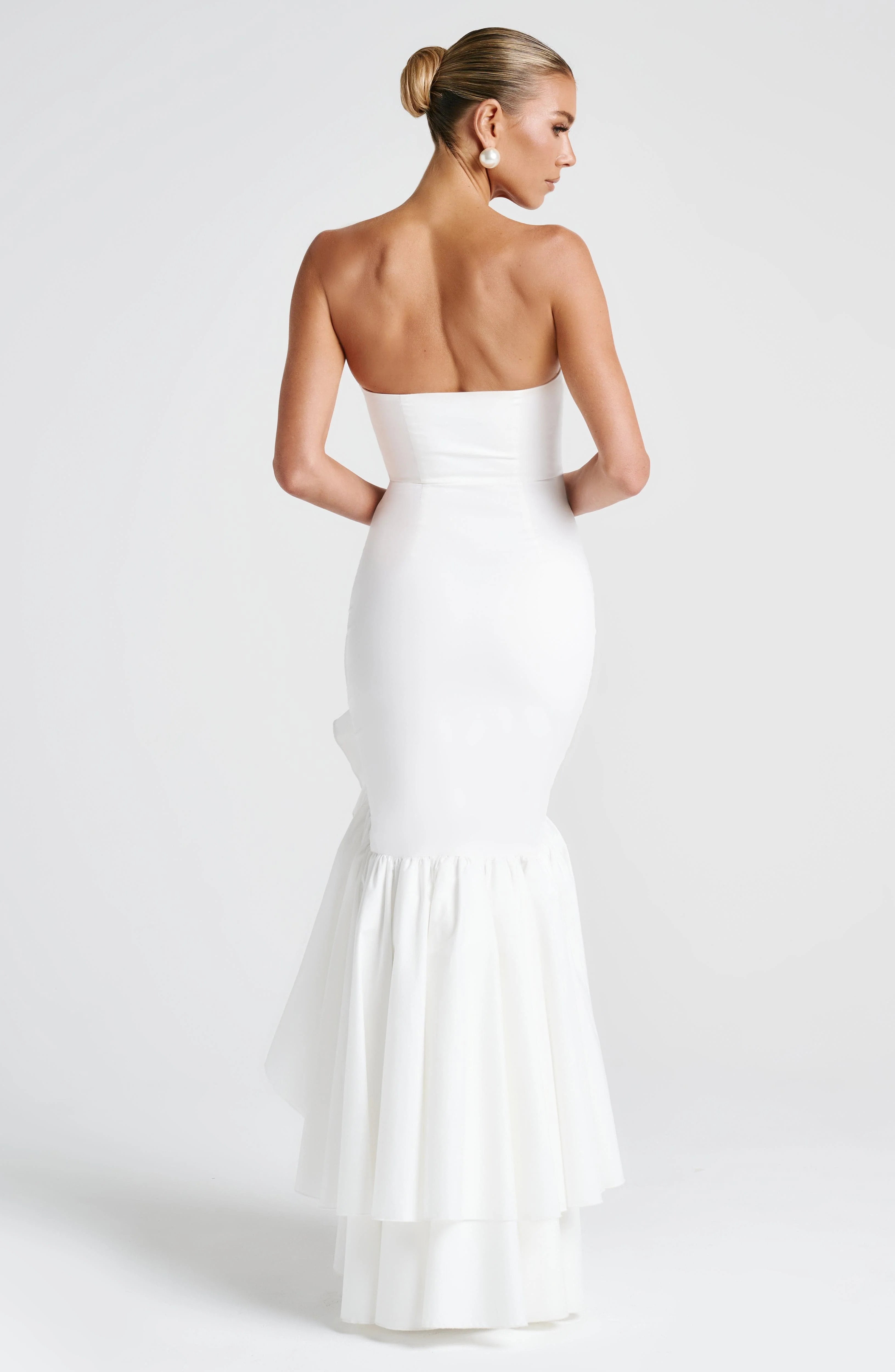 Angelina Maxi Dress - Ivory - Image 4