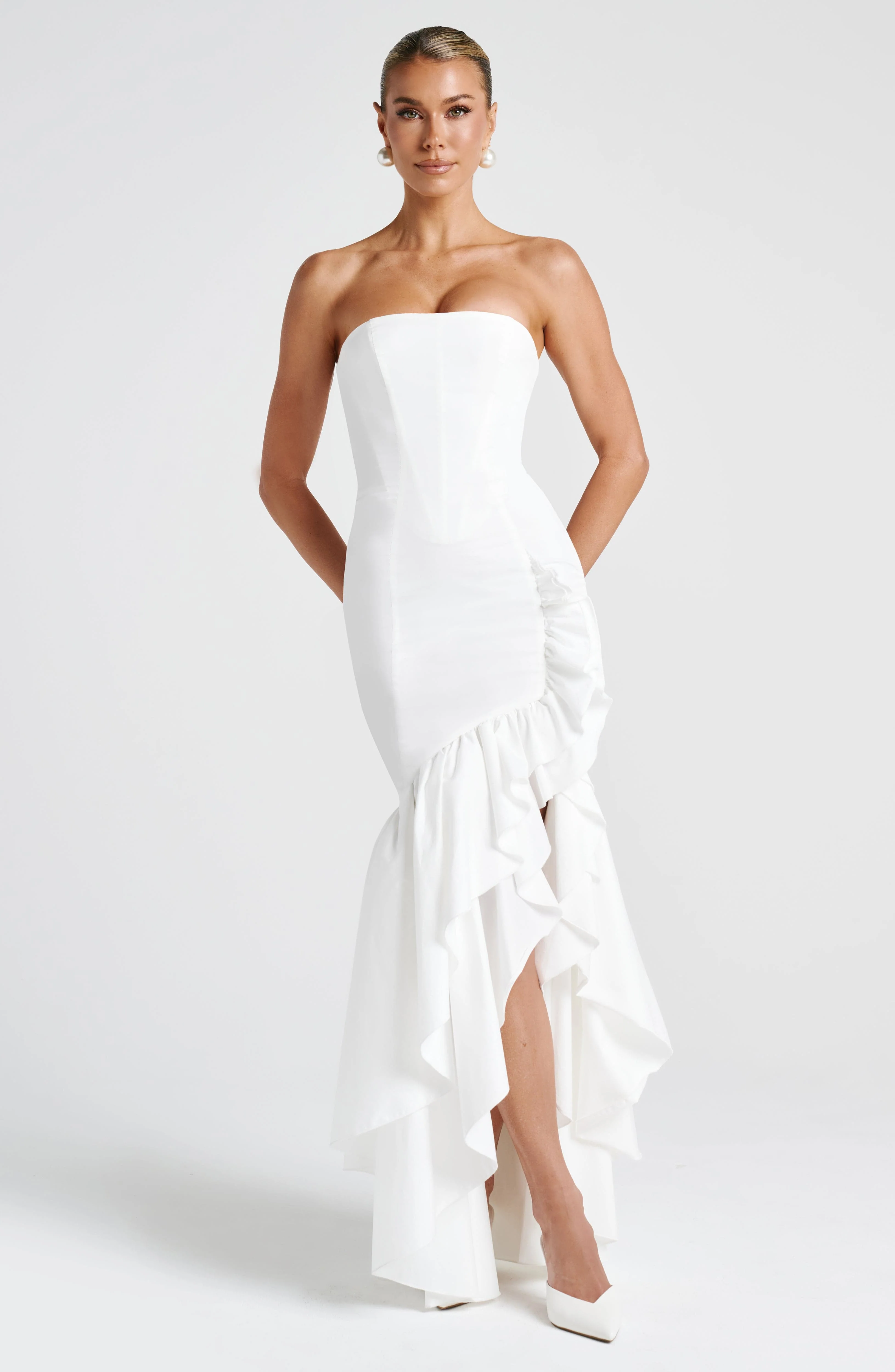 Angelina Maxi Dress - Ivory - Image 6