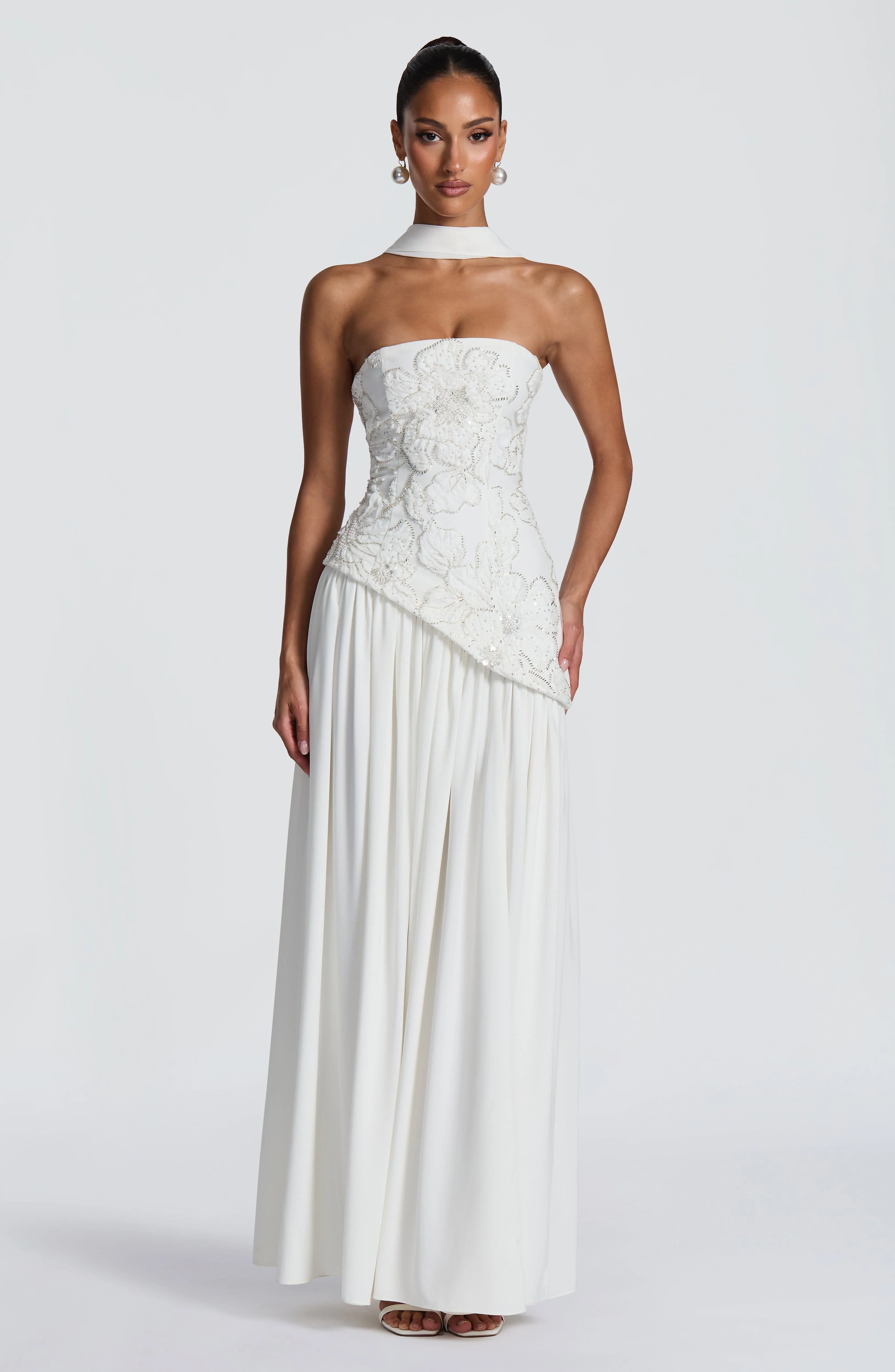 Anneliese Maxi Dress - Ivory - Image 14