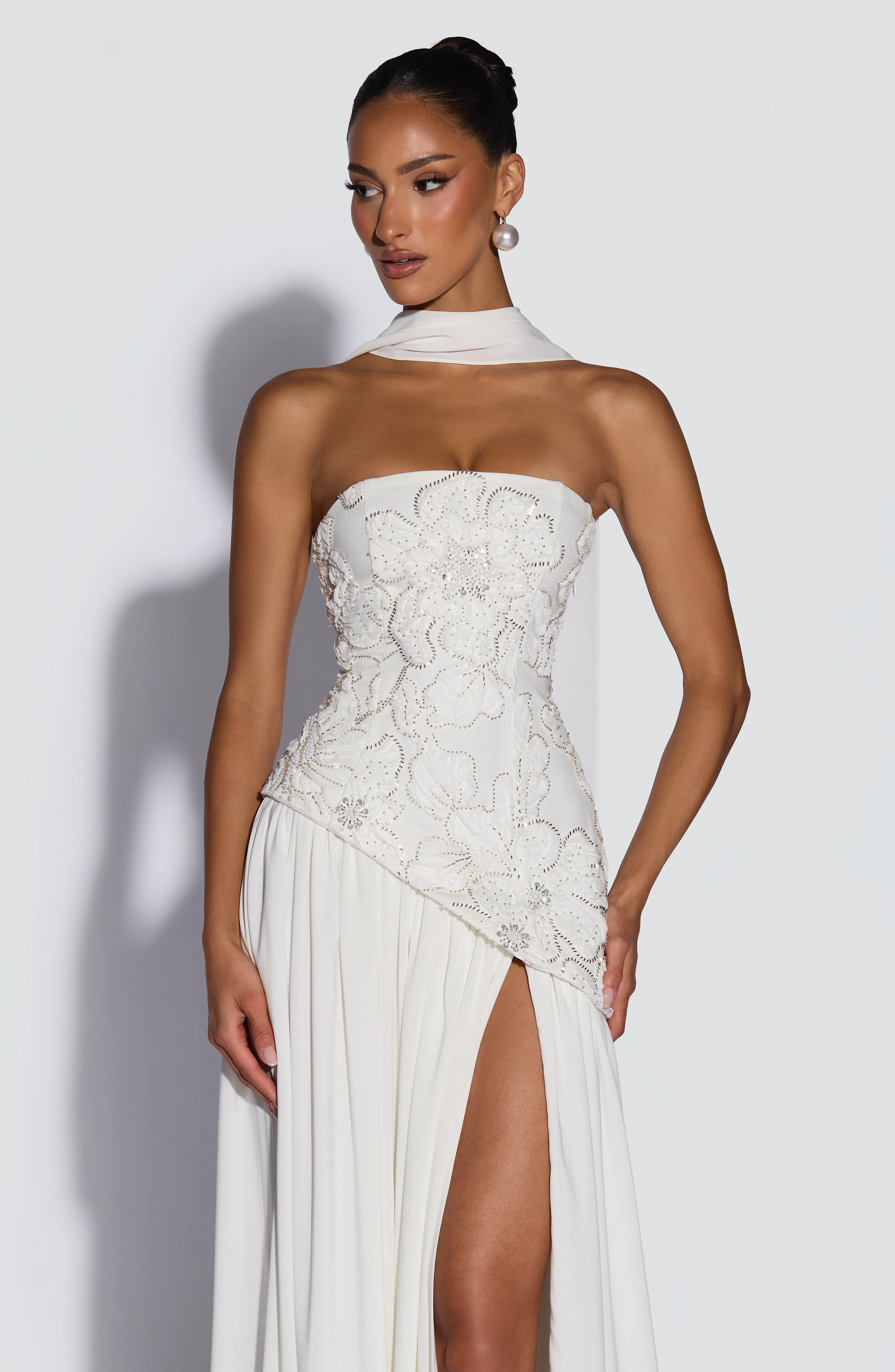 Anneliese Maxi Dress - Ivory - Image 15