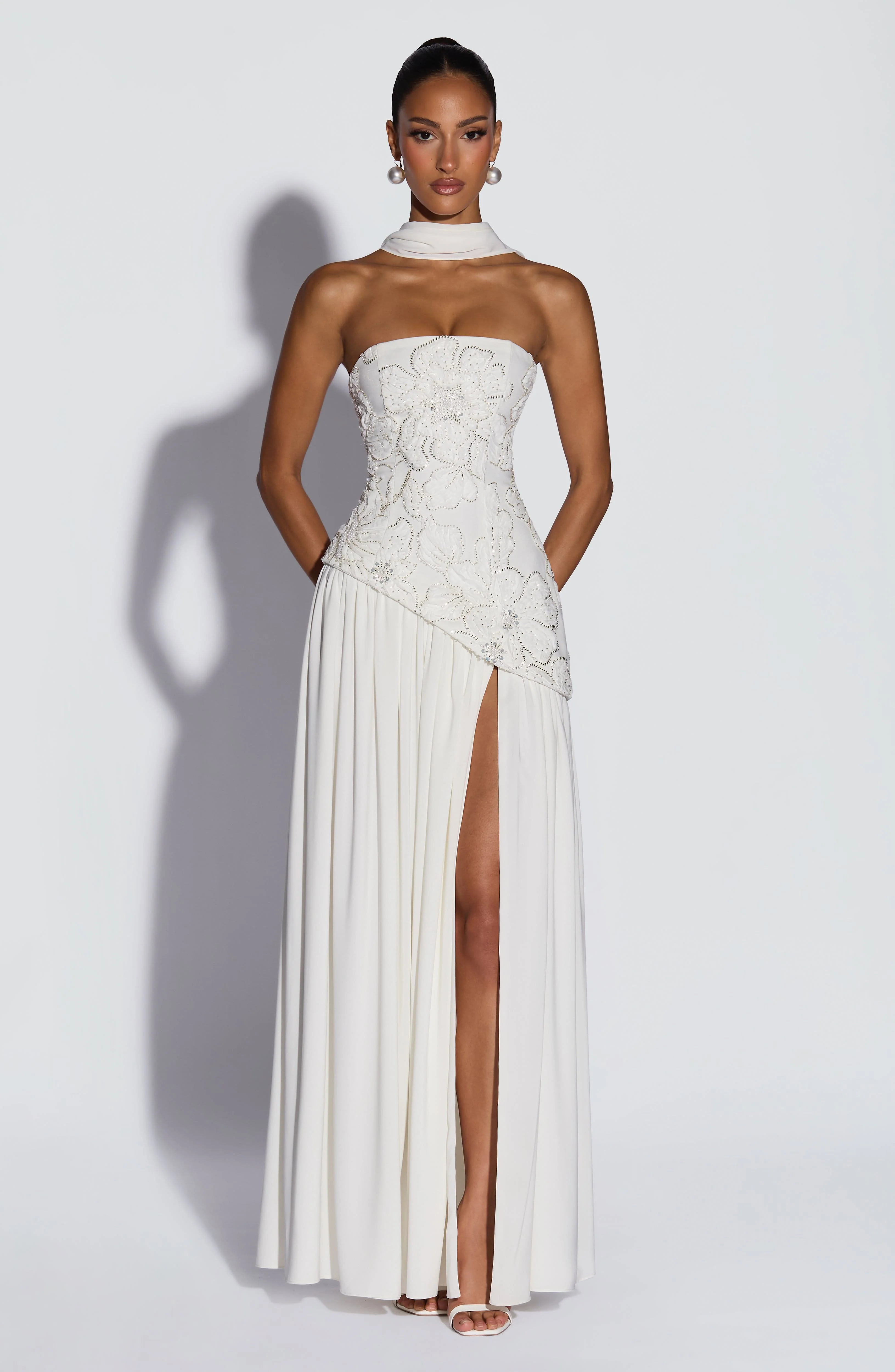 Anneliese Maxi Dress - Ivory - Image 4