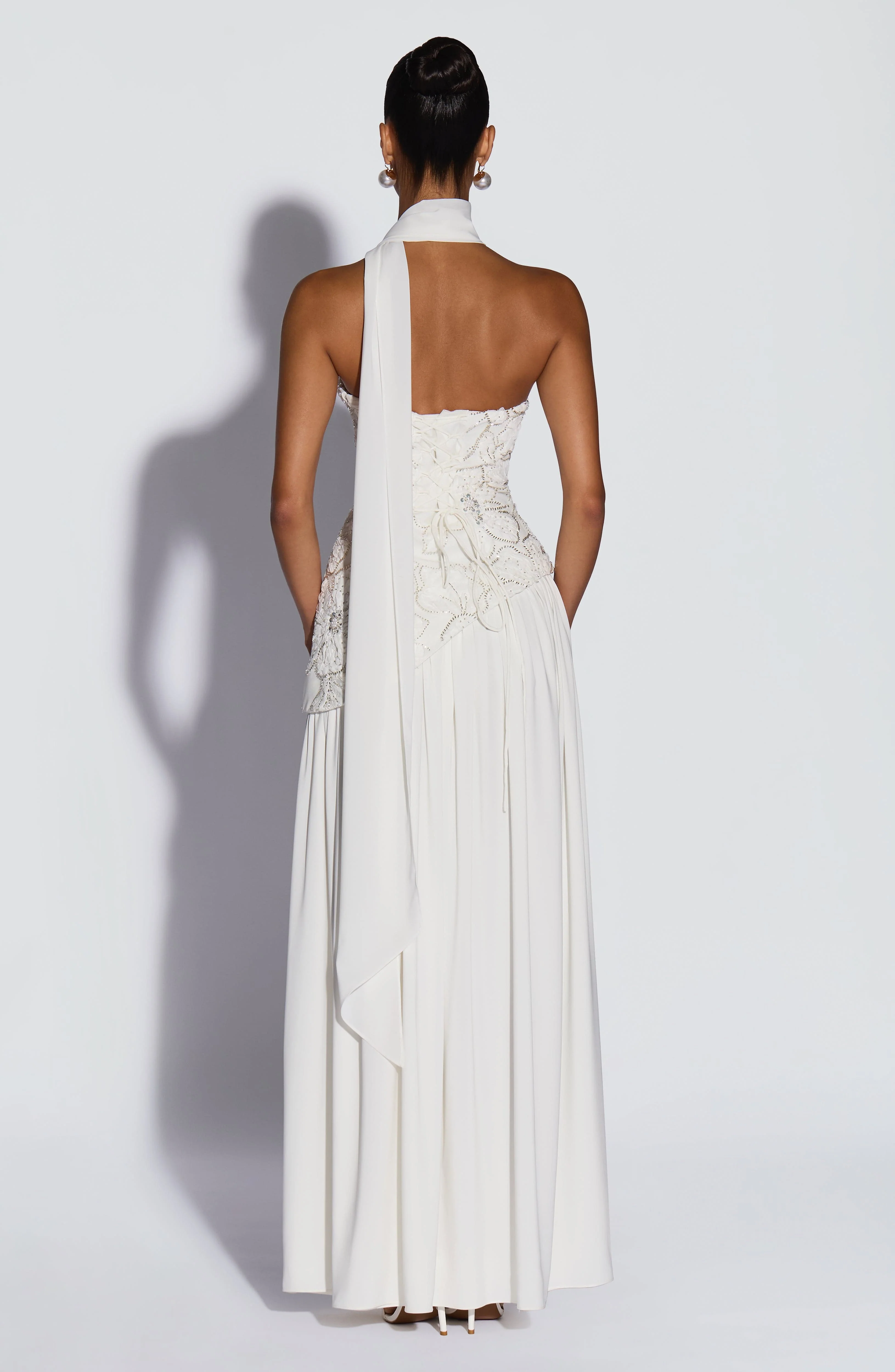 Anneliese Maxi Dress - Ivory - Image 5