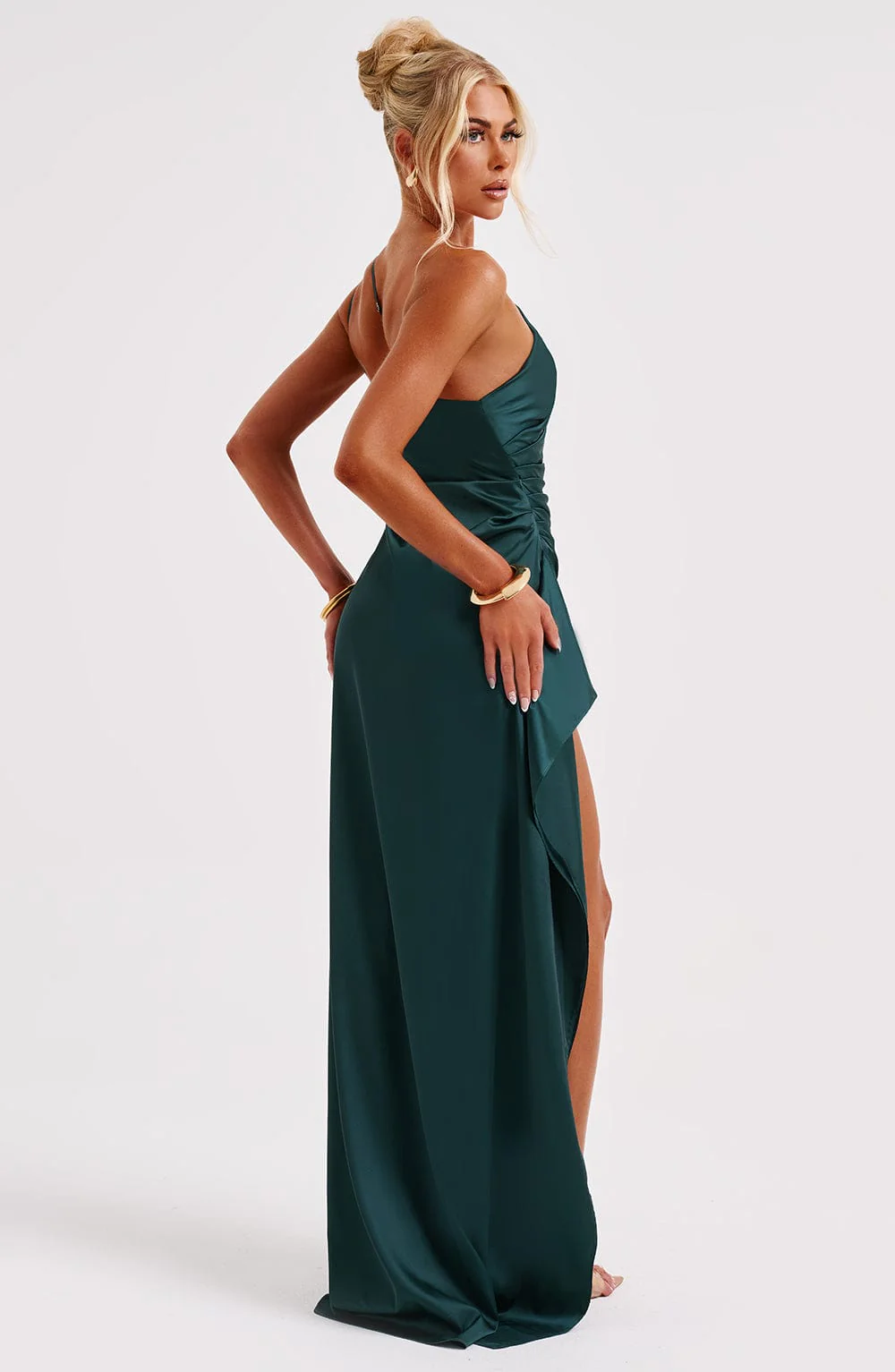 Ariel Maxi Dress - Emerald - Image 11