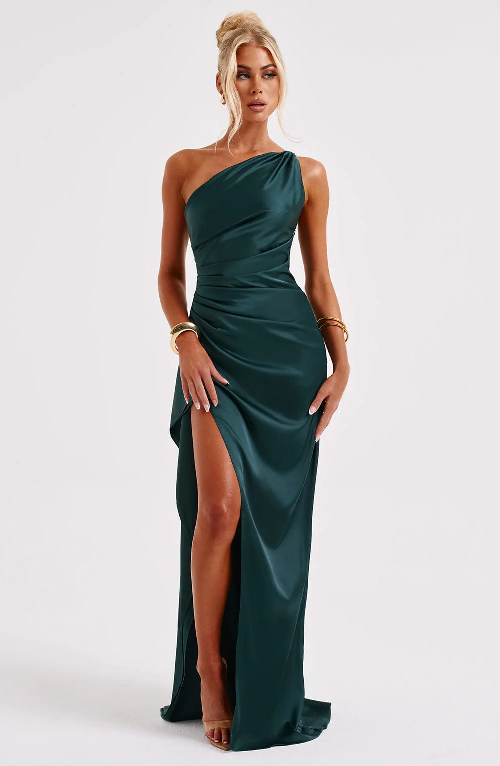 Ariel Maxi Dress - Emerald - Image 9