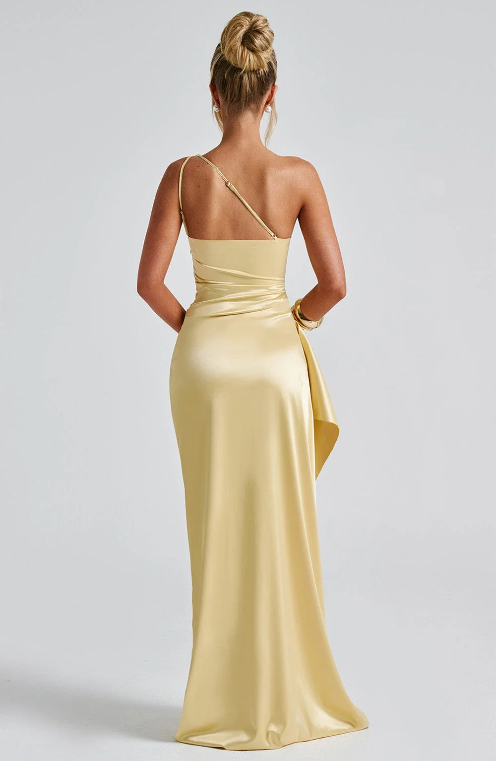 Ariel Maxi Dress - Lemon - Image 3