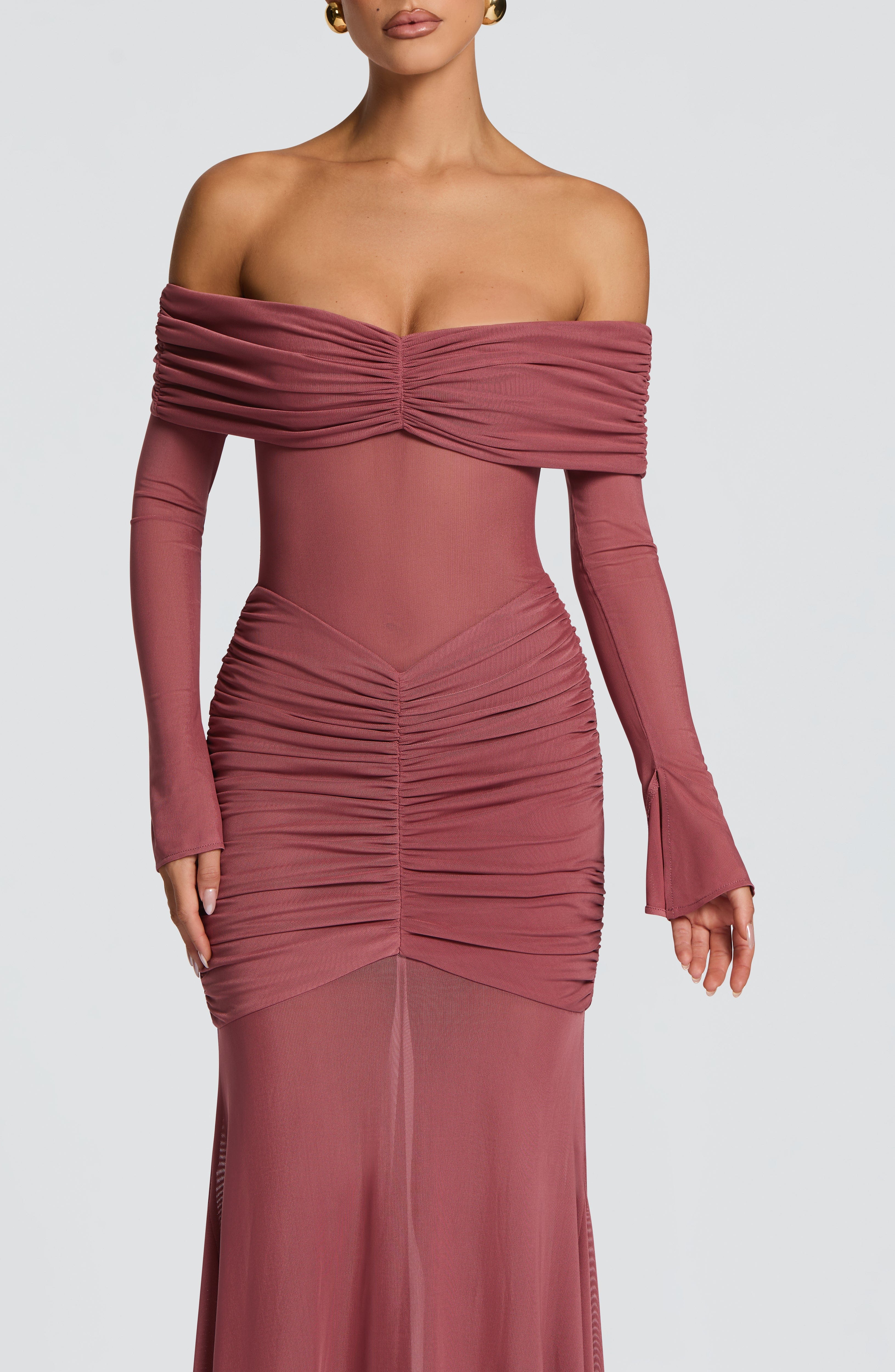 Arlena Maxi Dress - Rose Brown - Image 5