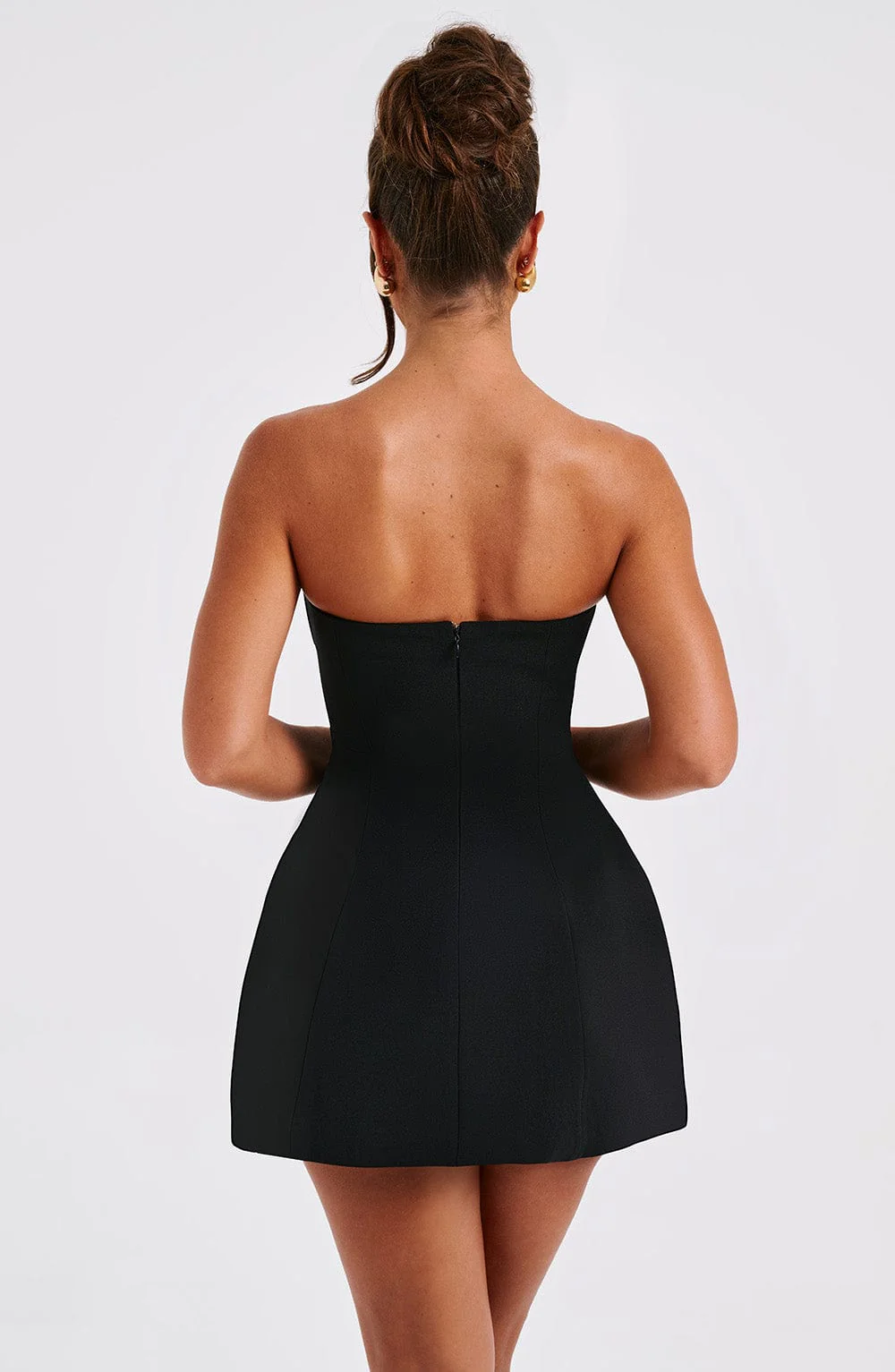 Asha Mini Dress - Black - Image 3