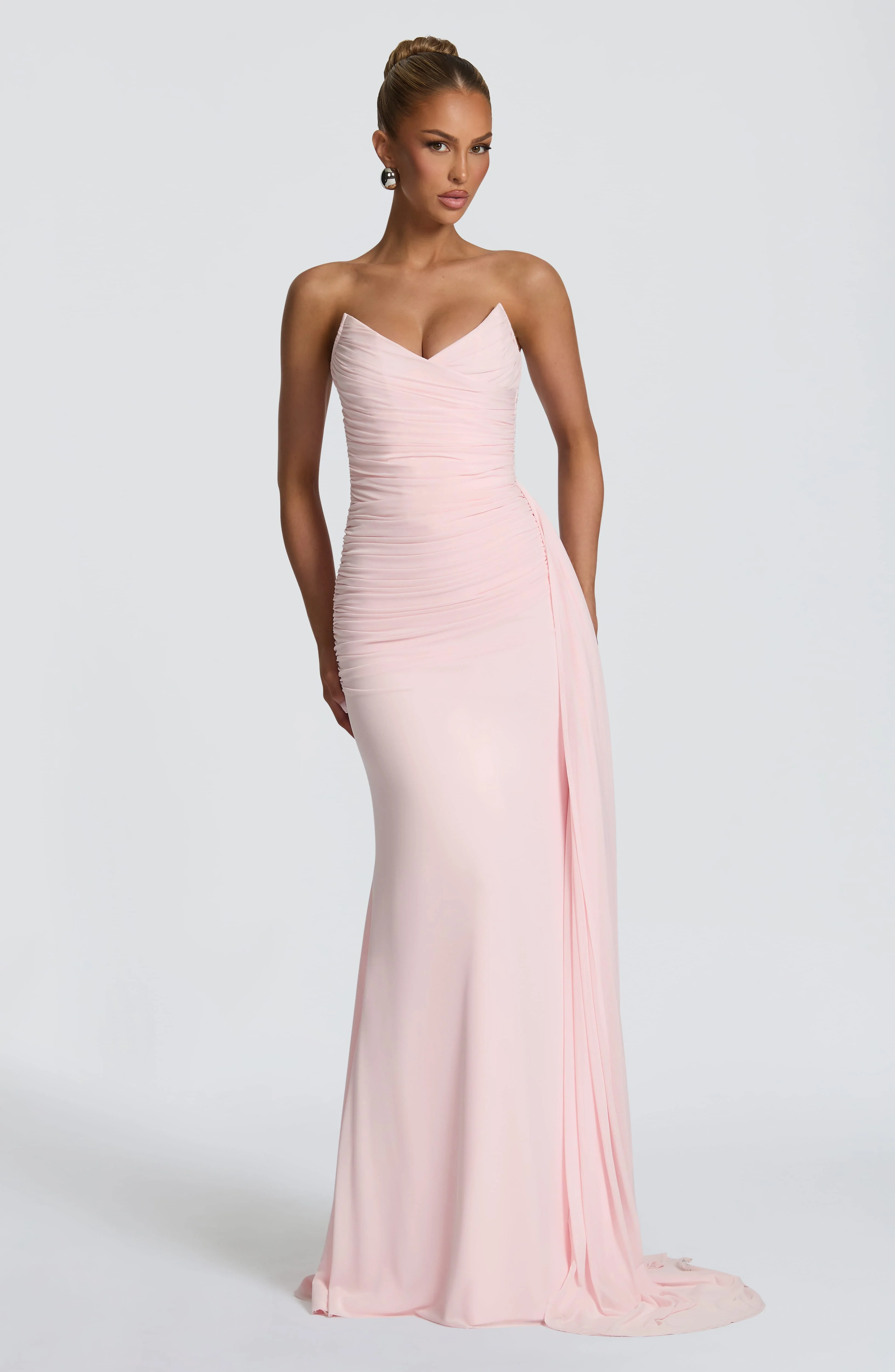 Ashika Maxi Dress - Blush - Image 5