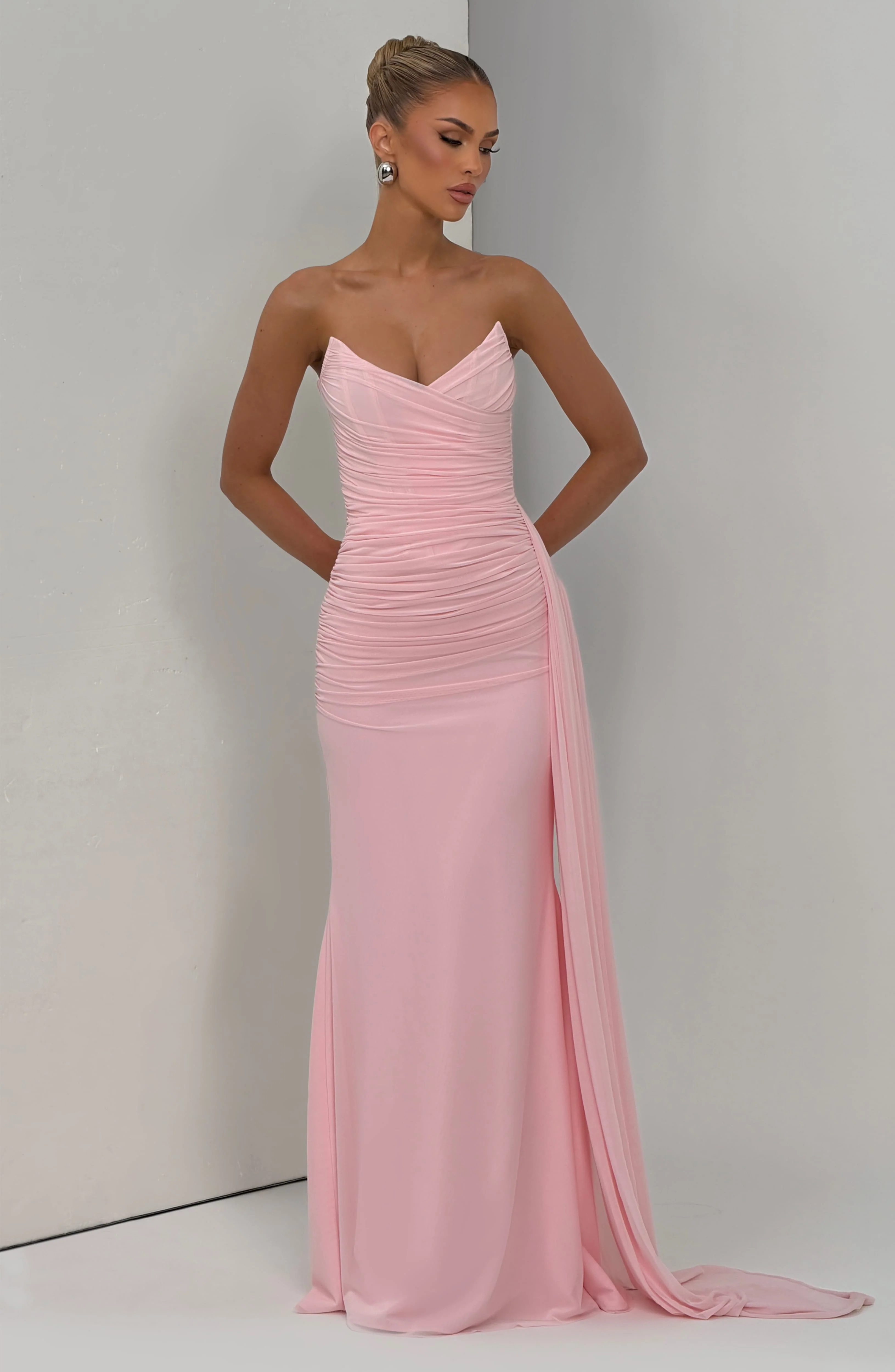 Ashika Maxi Dress - Blush - Image 8