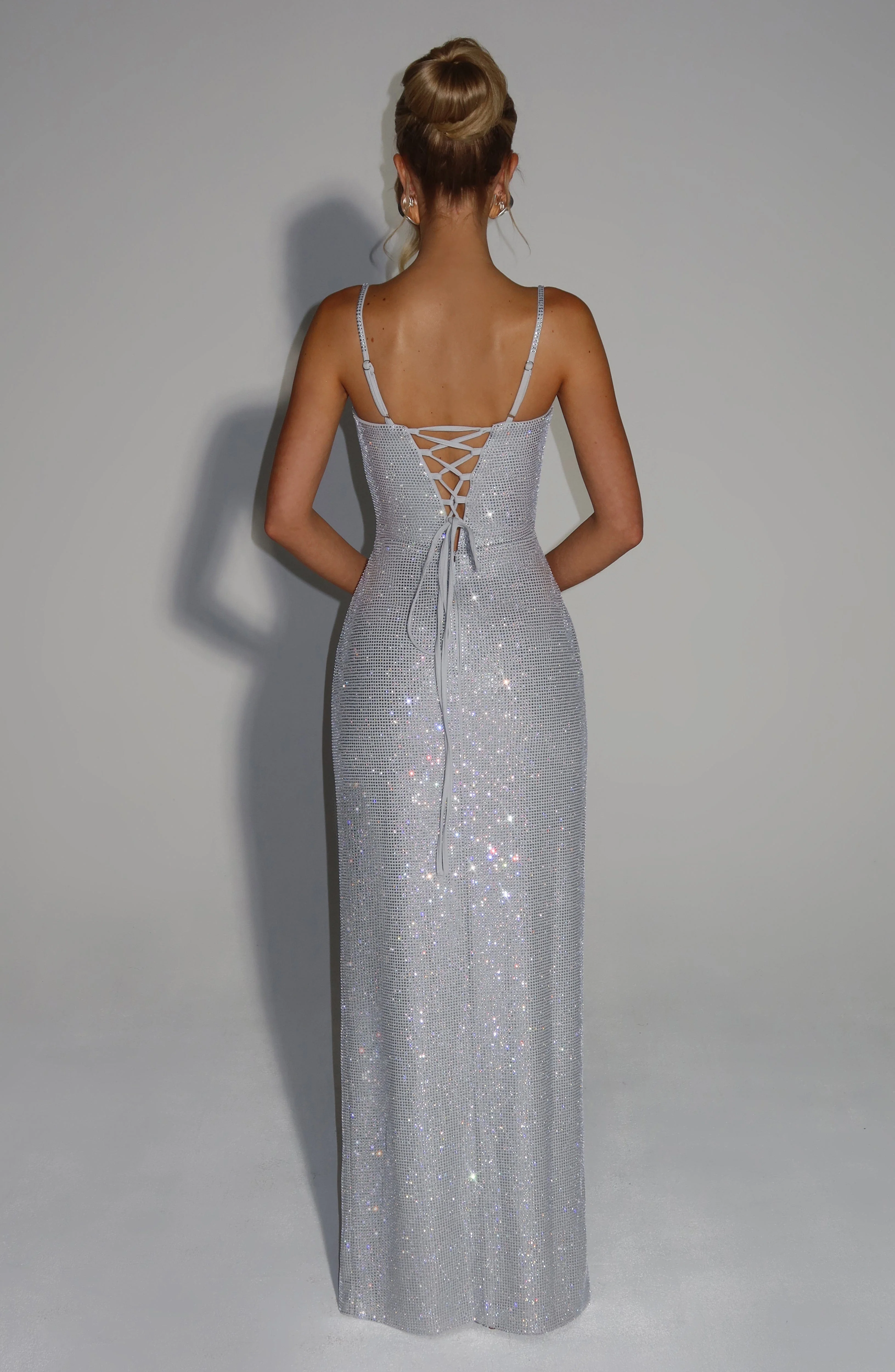 Ashton Maxi Dress - Silver - Image 2