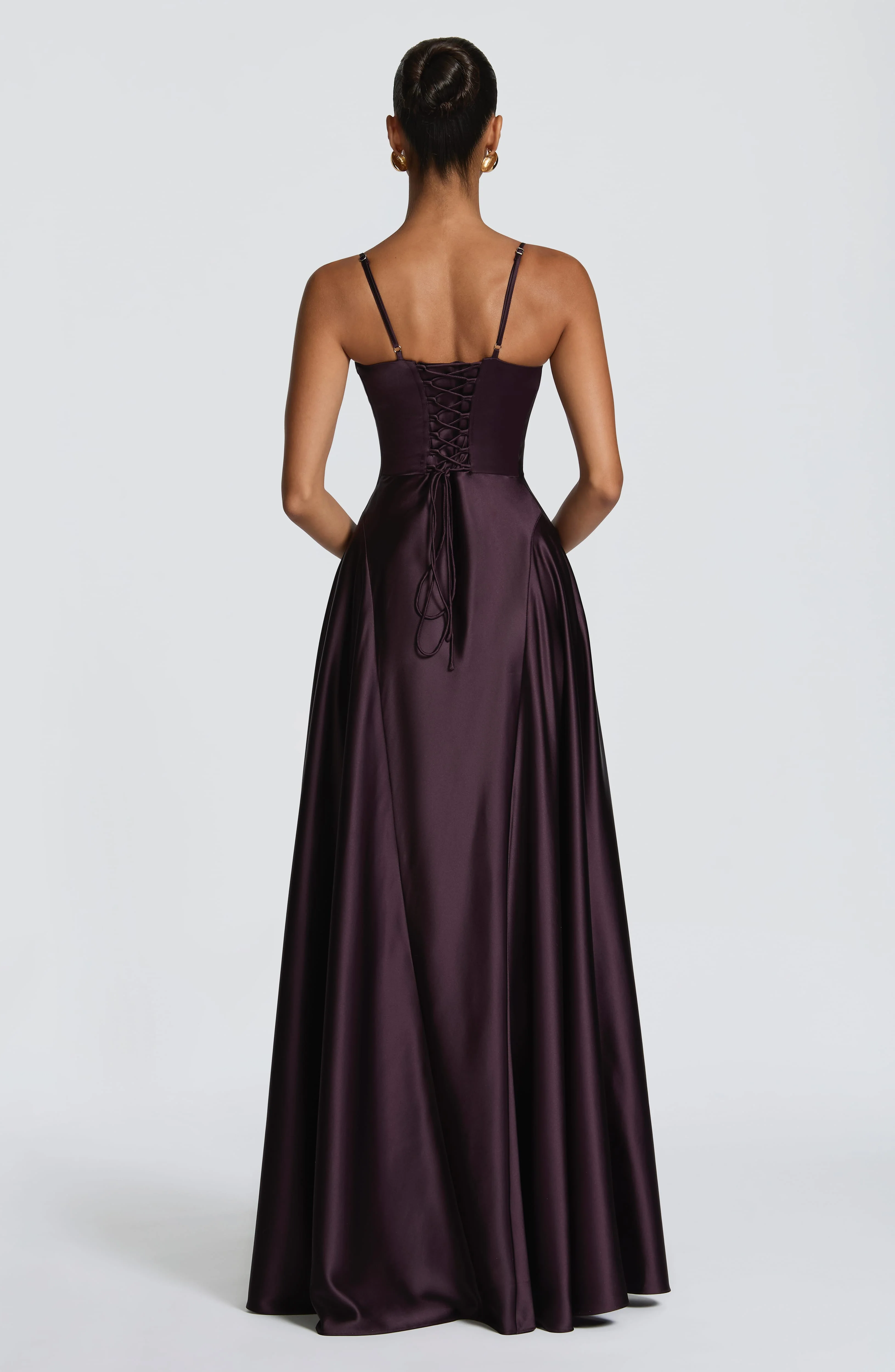 Asterin Maxi Dress - Plum - Image 3
