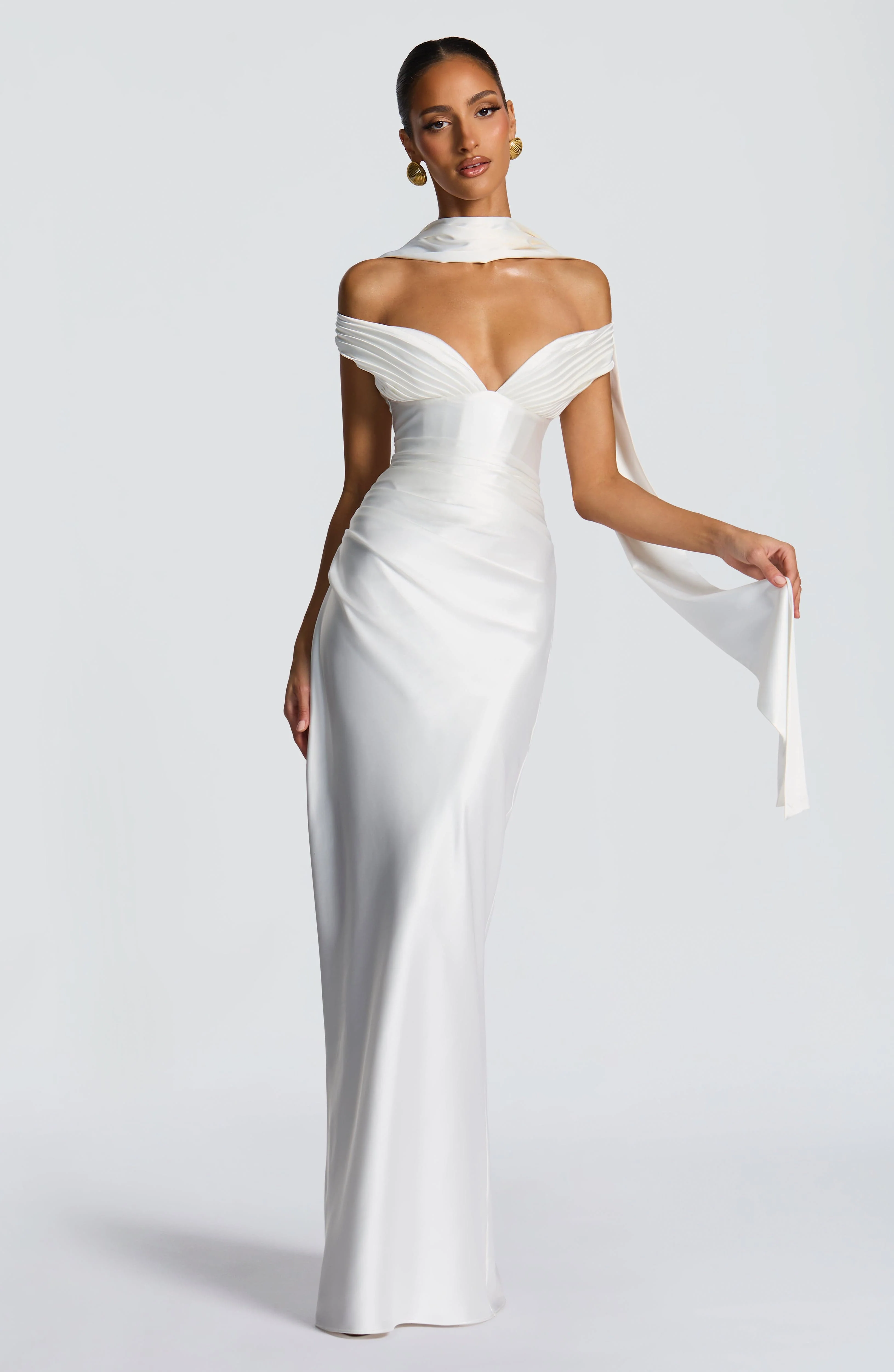 Aurelia Maxi Dress - Ivory - Image 13