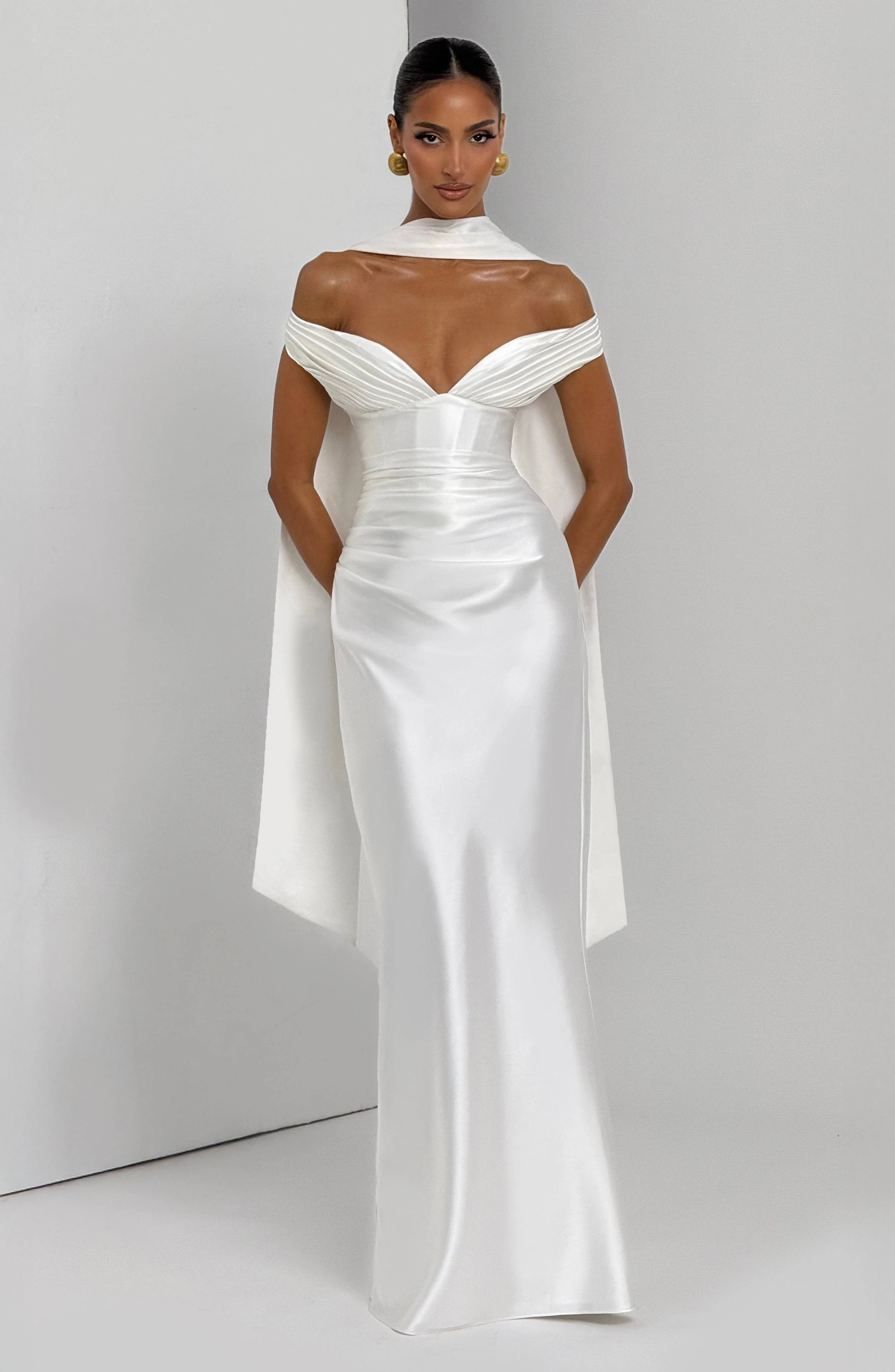 Aurelia Maxi Dress - Ivory - Image 5