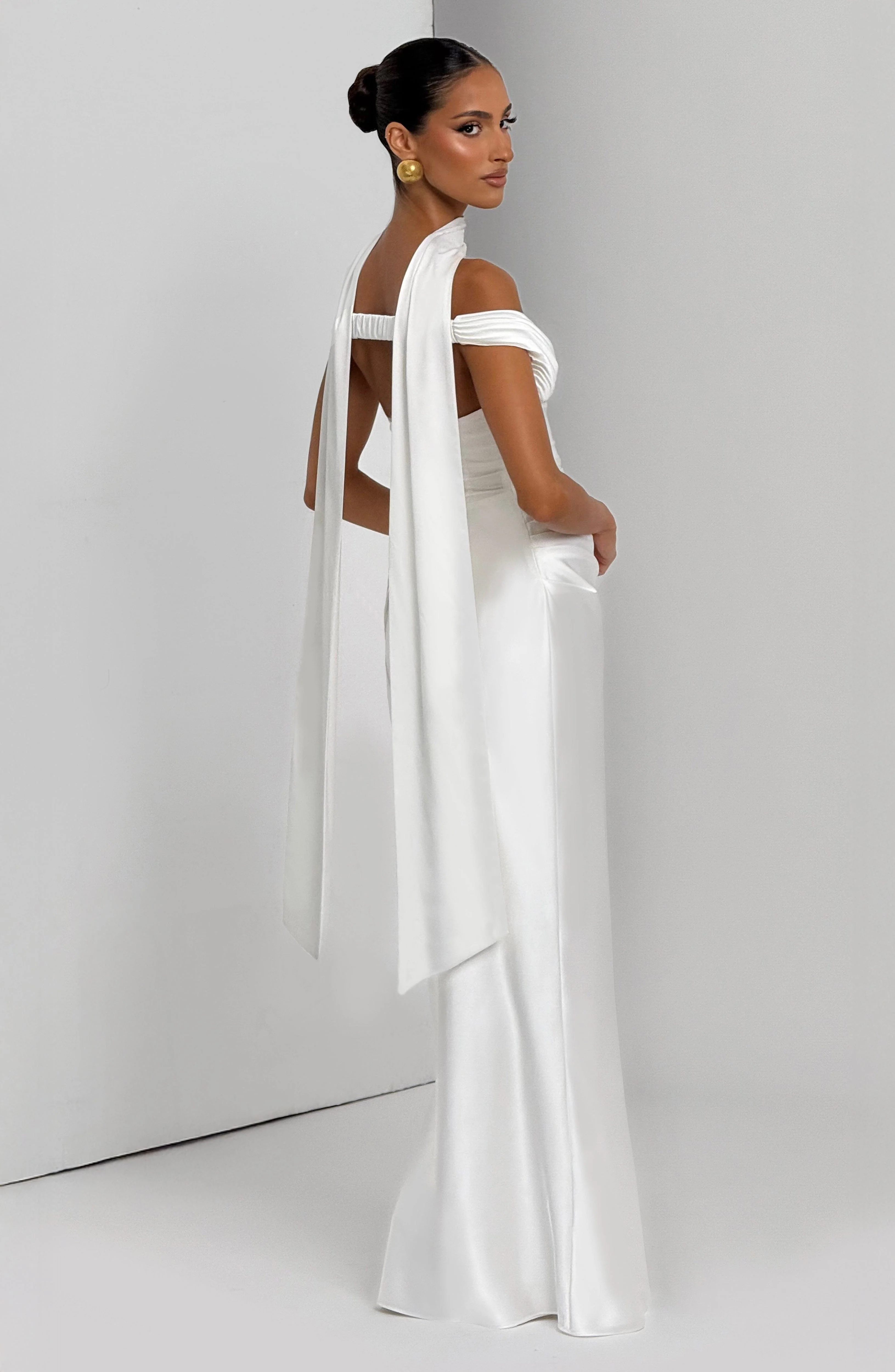 Aurelia Maxi Dress - Ivory - Image 6