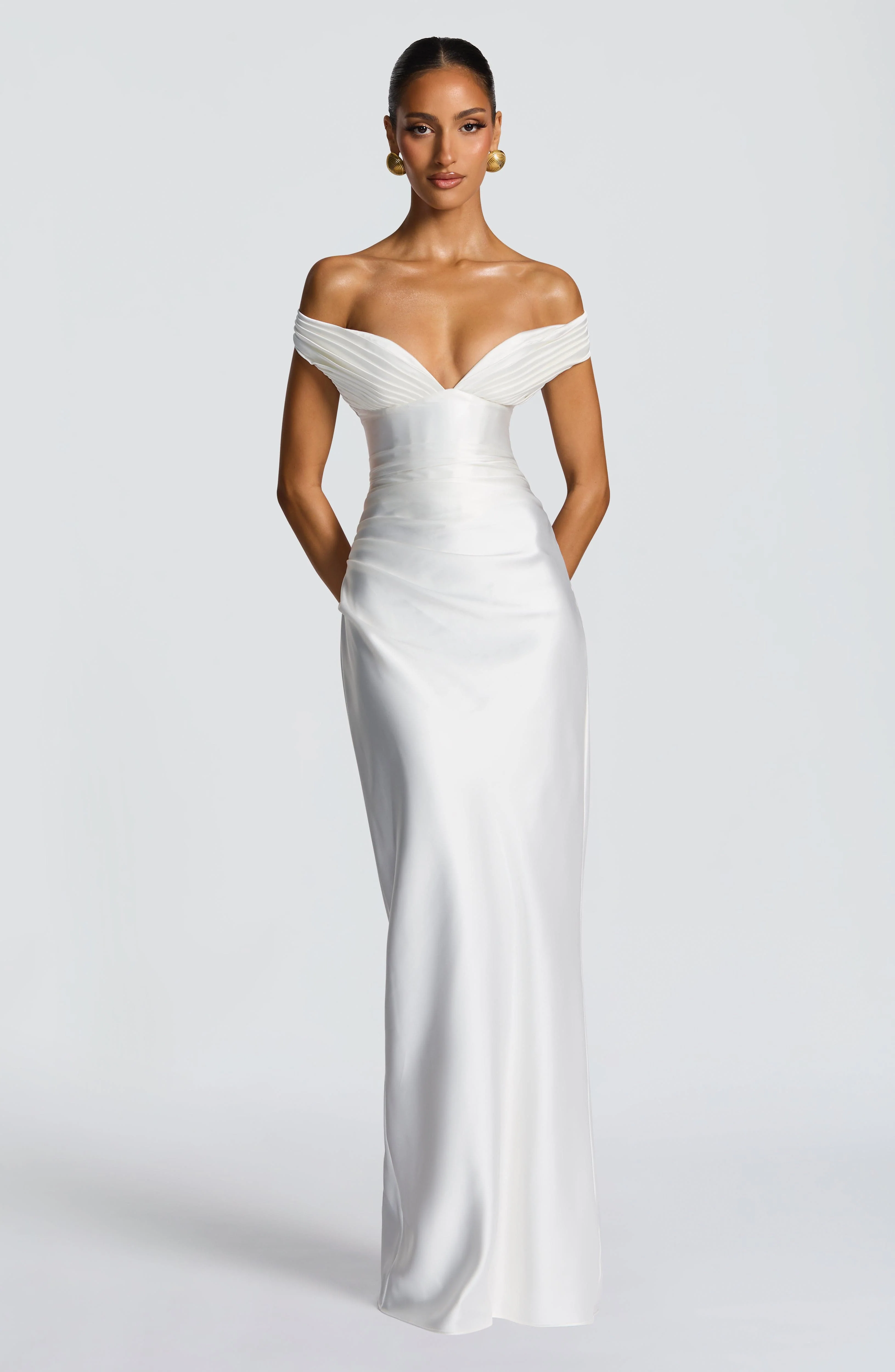 Aurelia Maxi Dress - Ivory - Image 7