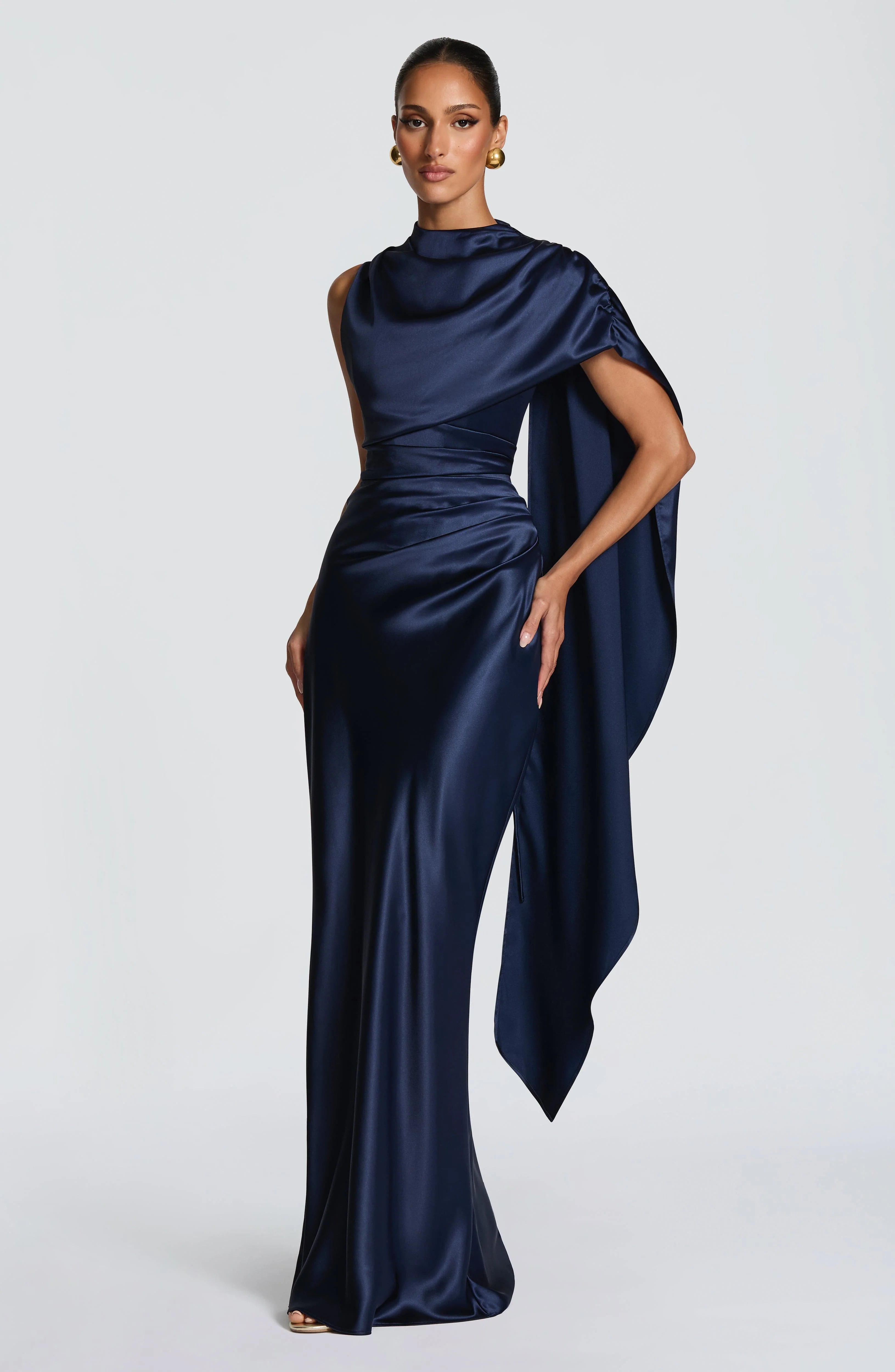 Avendra Maxi Dress - Navy - Image 4