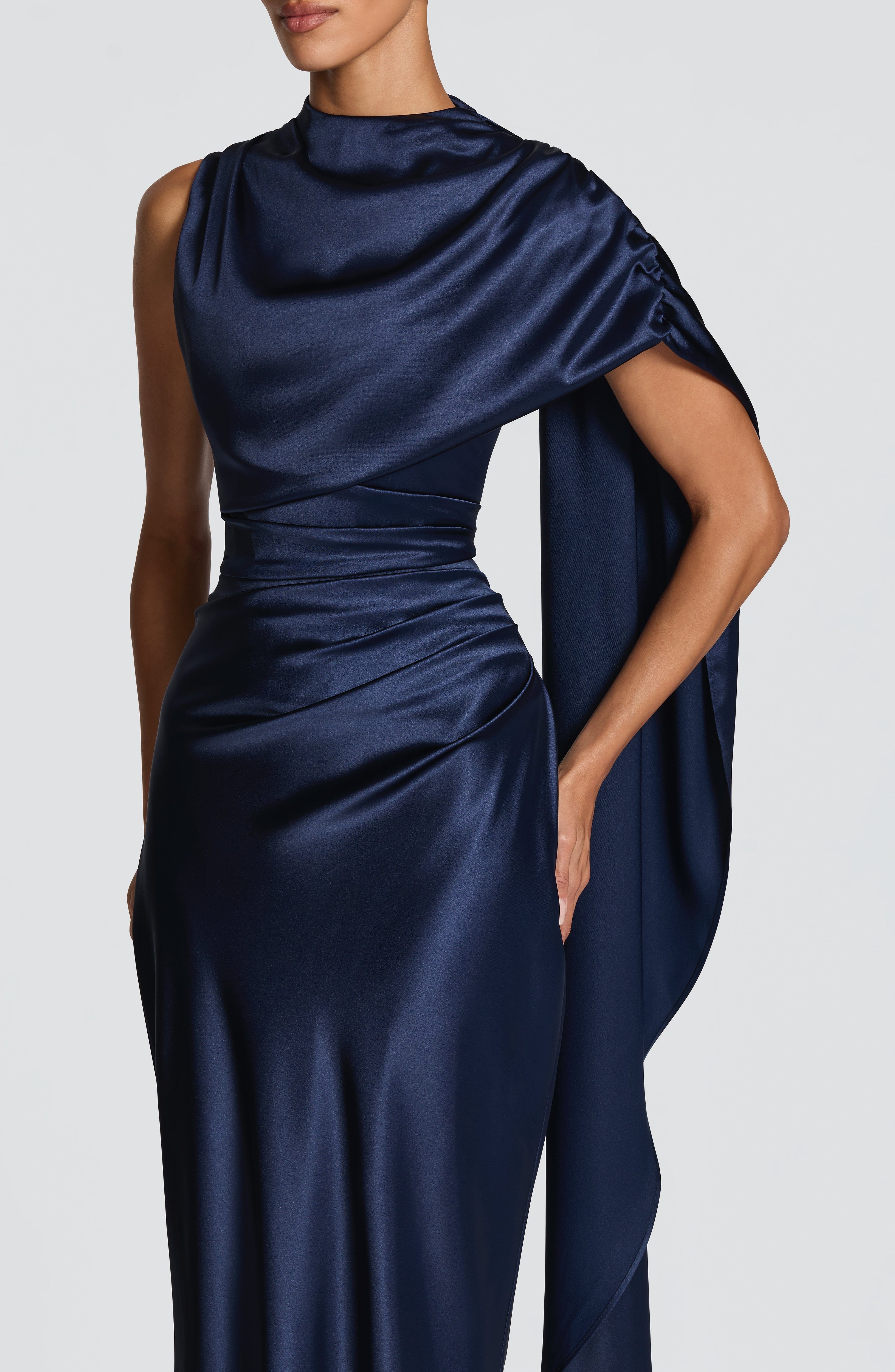 Avendra Maxi Dress - Navy - Image 5