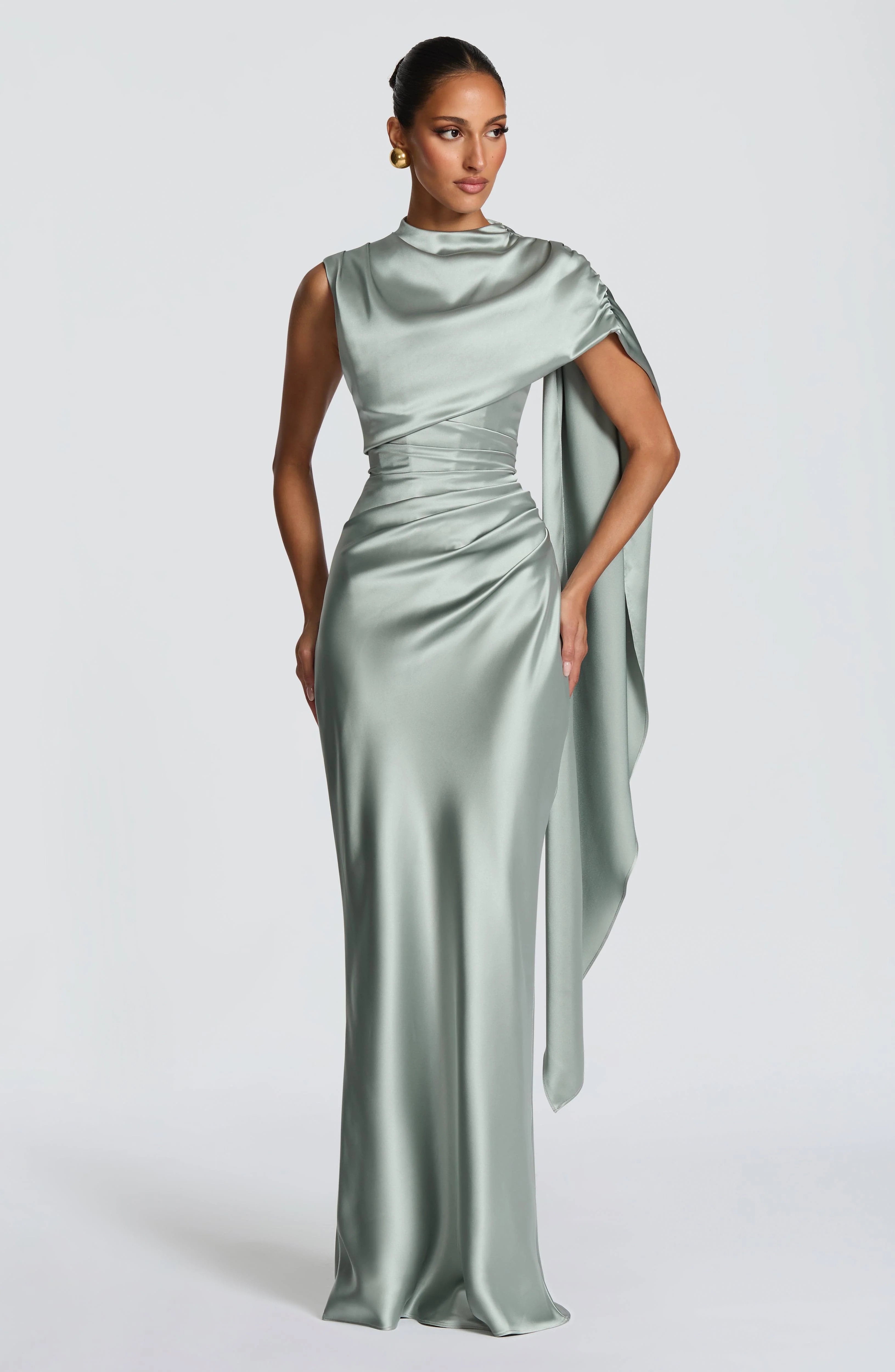 Avendra Maxi Dress - Sage - Image 6