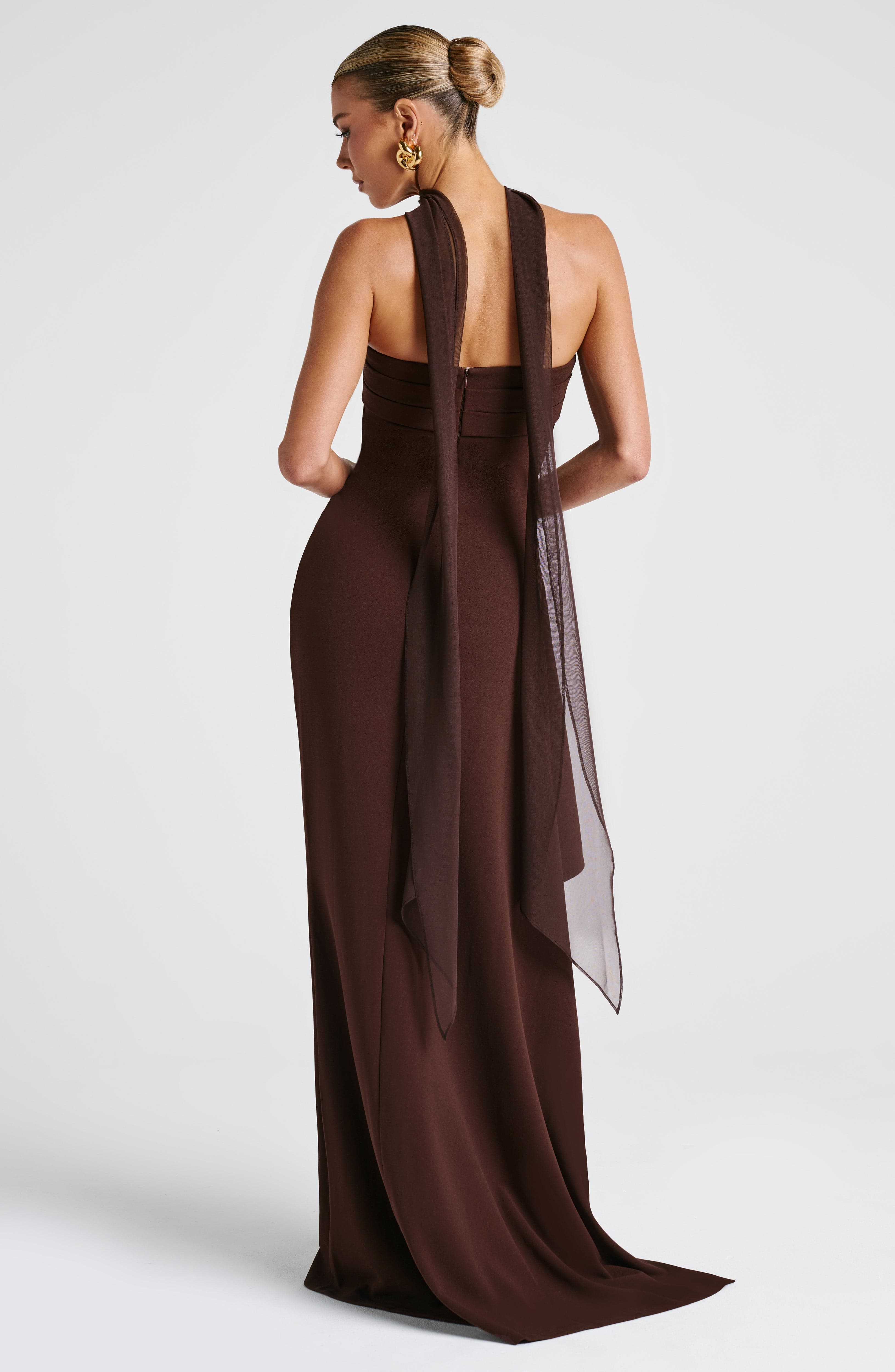 Ayla Scarf - Plum Brown - Image 8