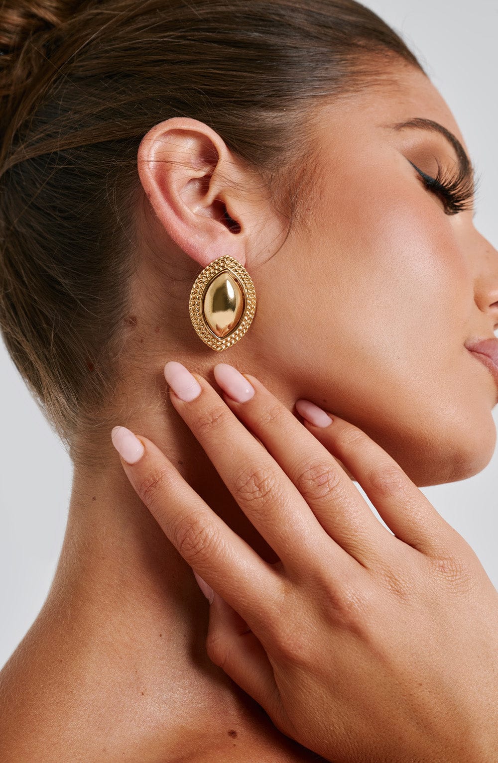 Azra Earrings - Gold - Image 3