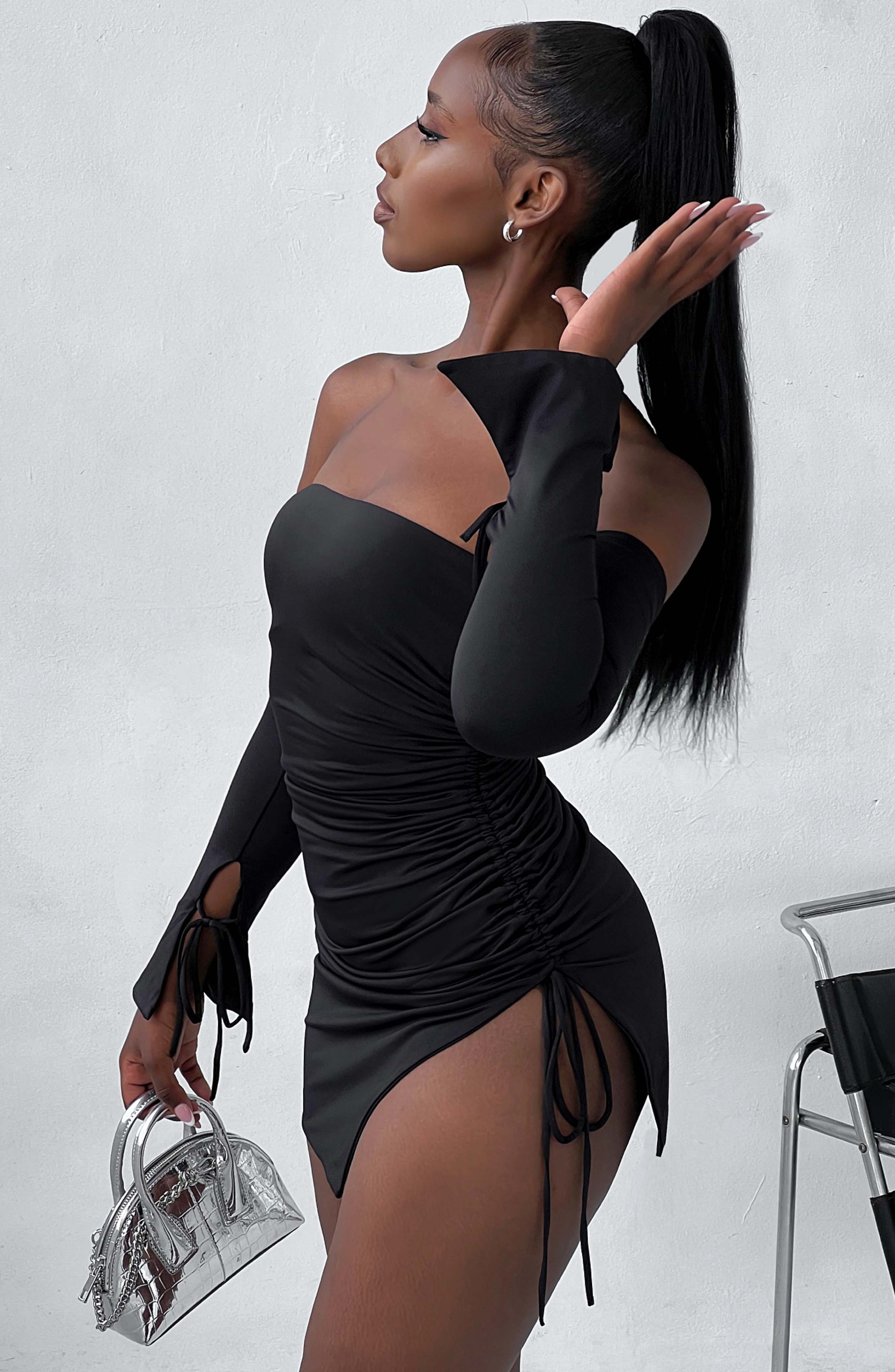 Becca Mini Dress - Black - Image 4