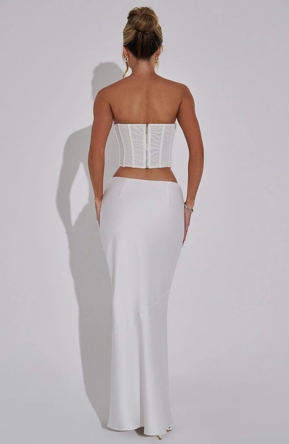 Bernadette Maxi Skirt - Ivory - Image 10