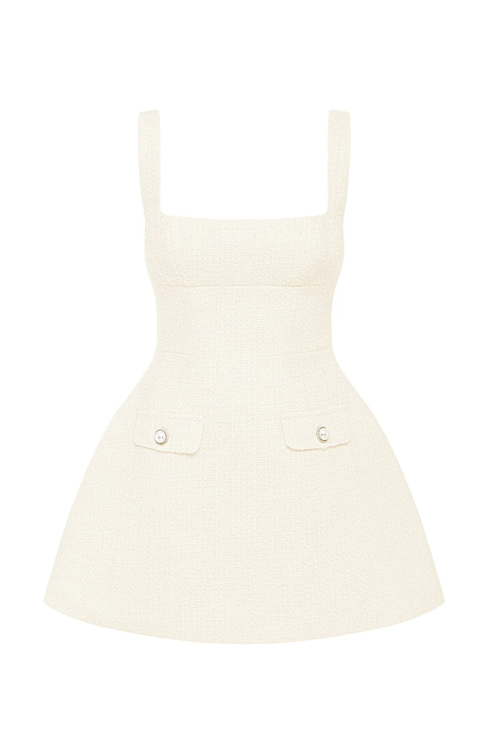 Bessie Mini Dress - Ivory - Image 8