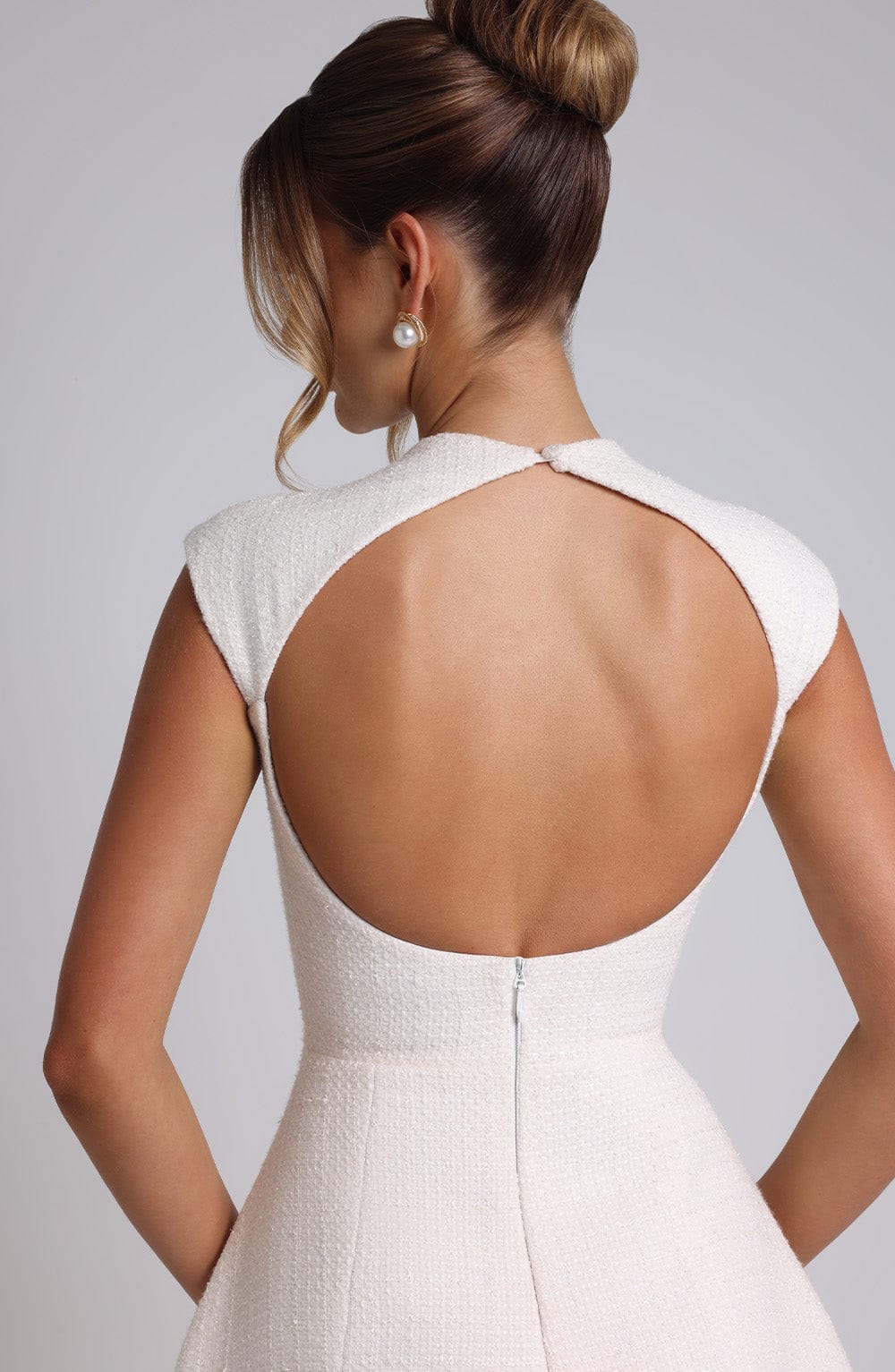 Blake Mini Dress - Ivory - Image 5