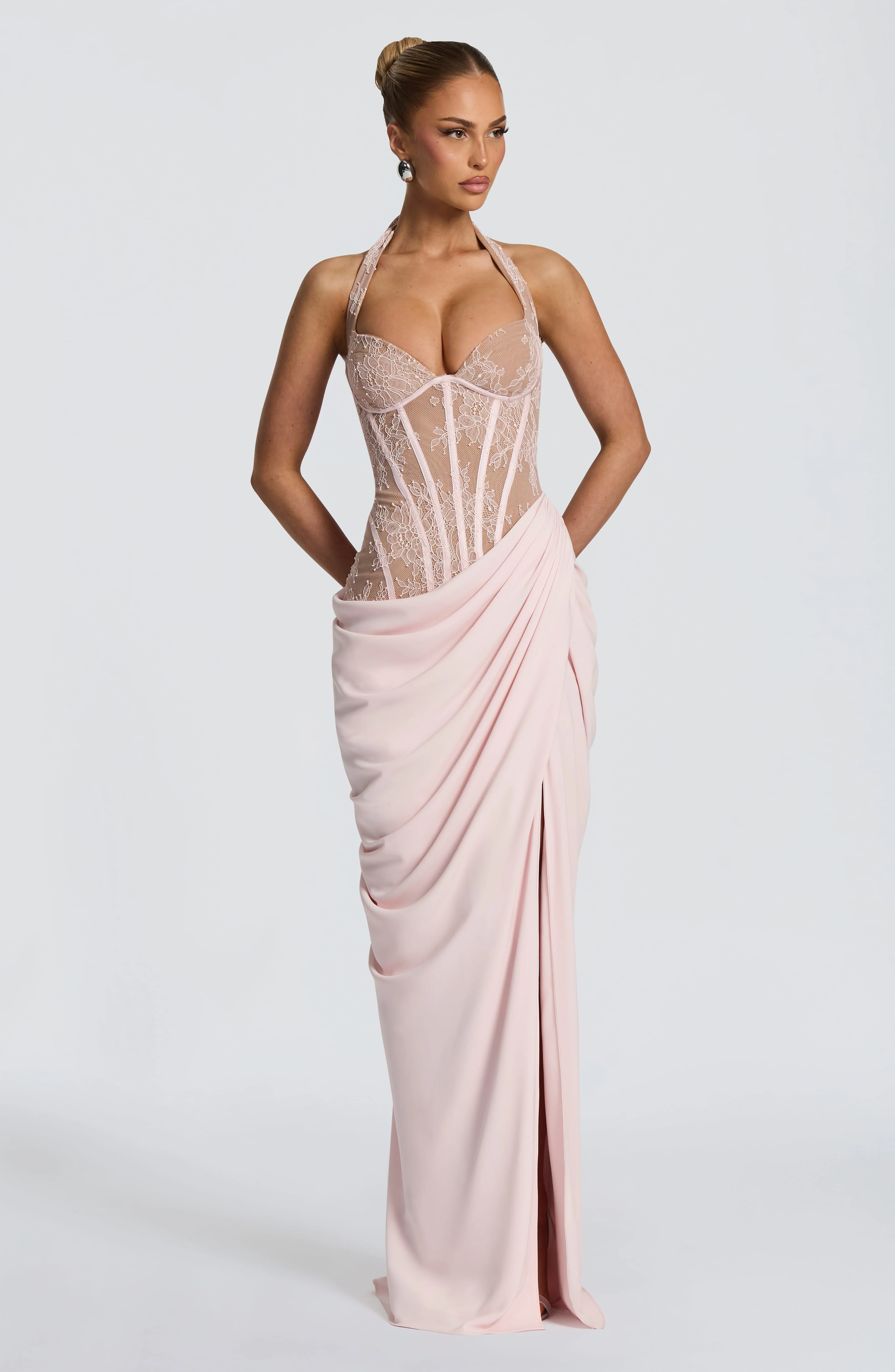 Bonita Maxi Dress - Blush - Image 10