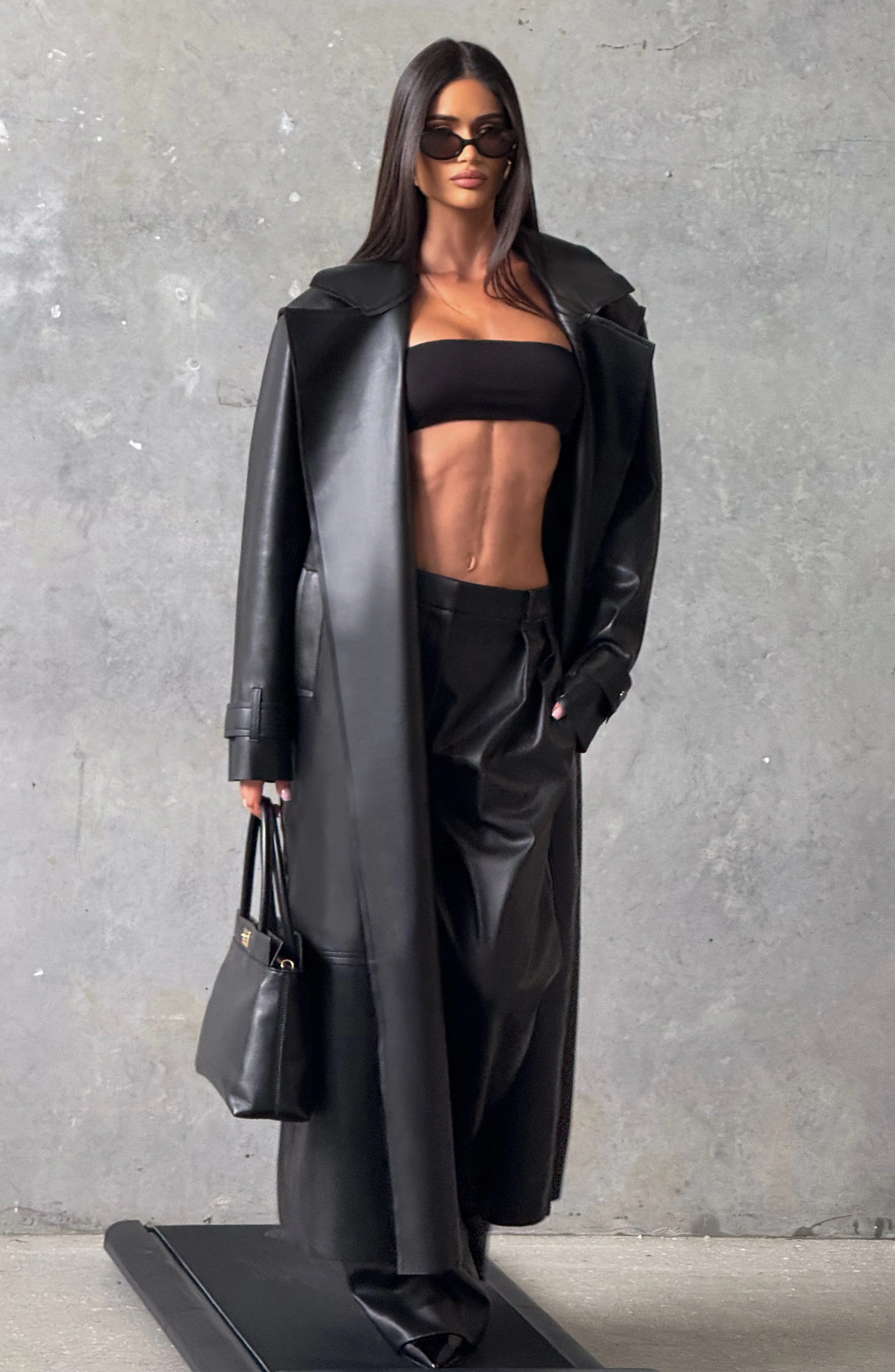 Bridget Trench Coat - Black - Image 9