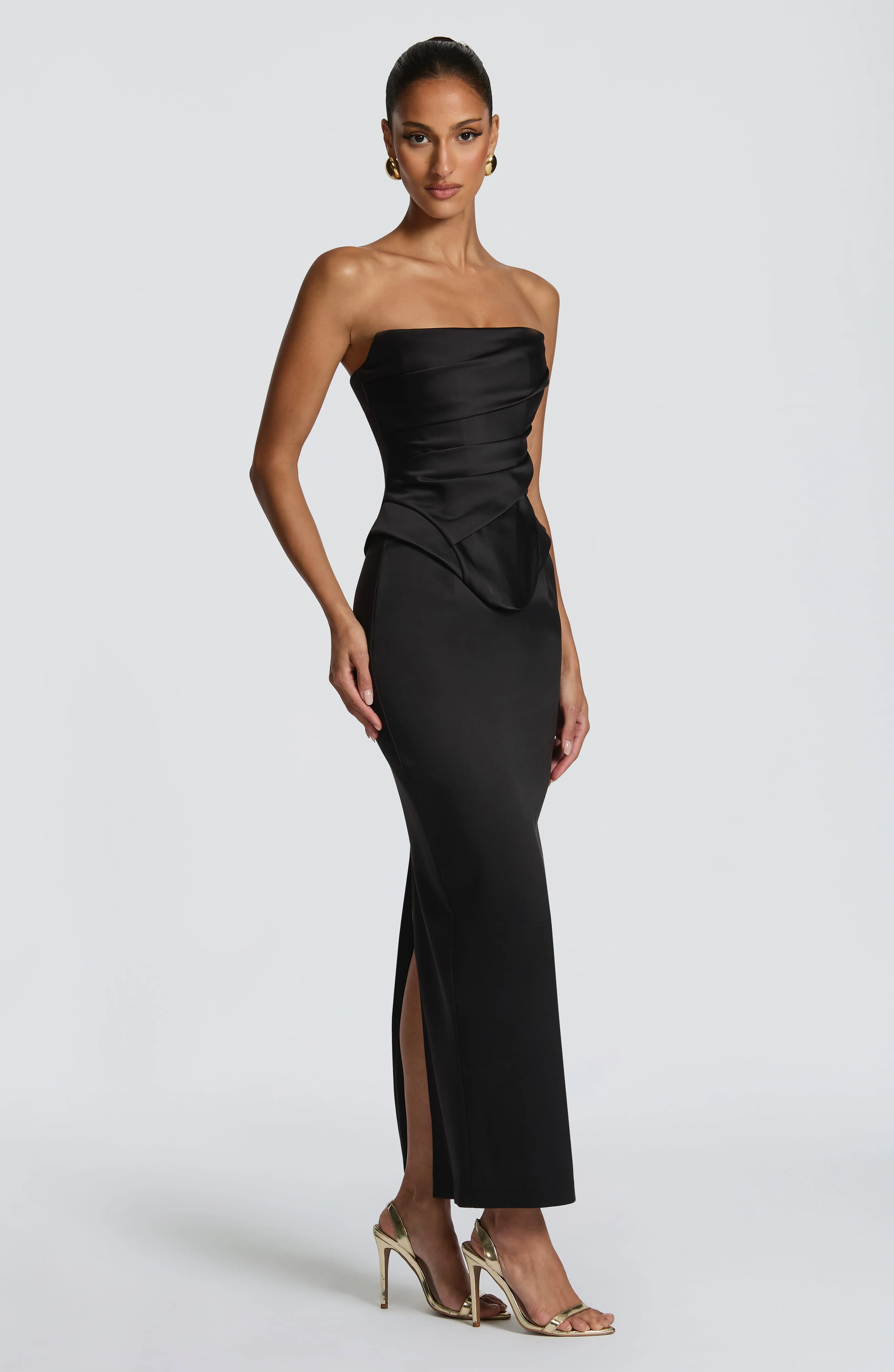 Calliope Midi Skirt - Black - Image 3