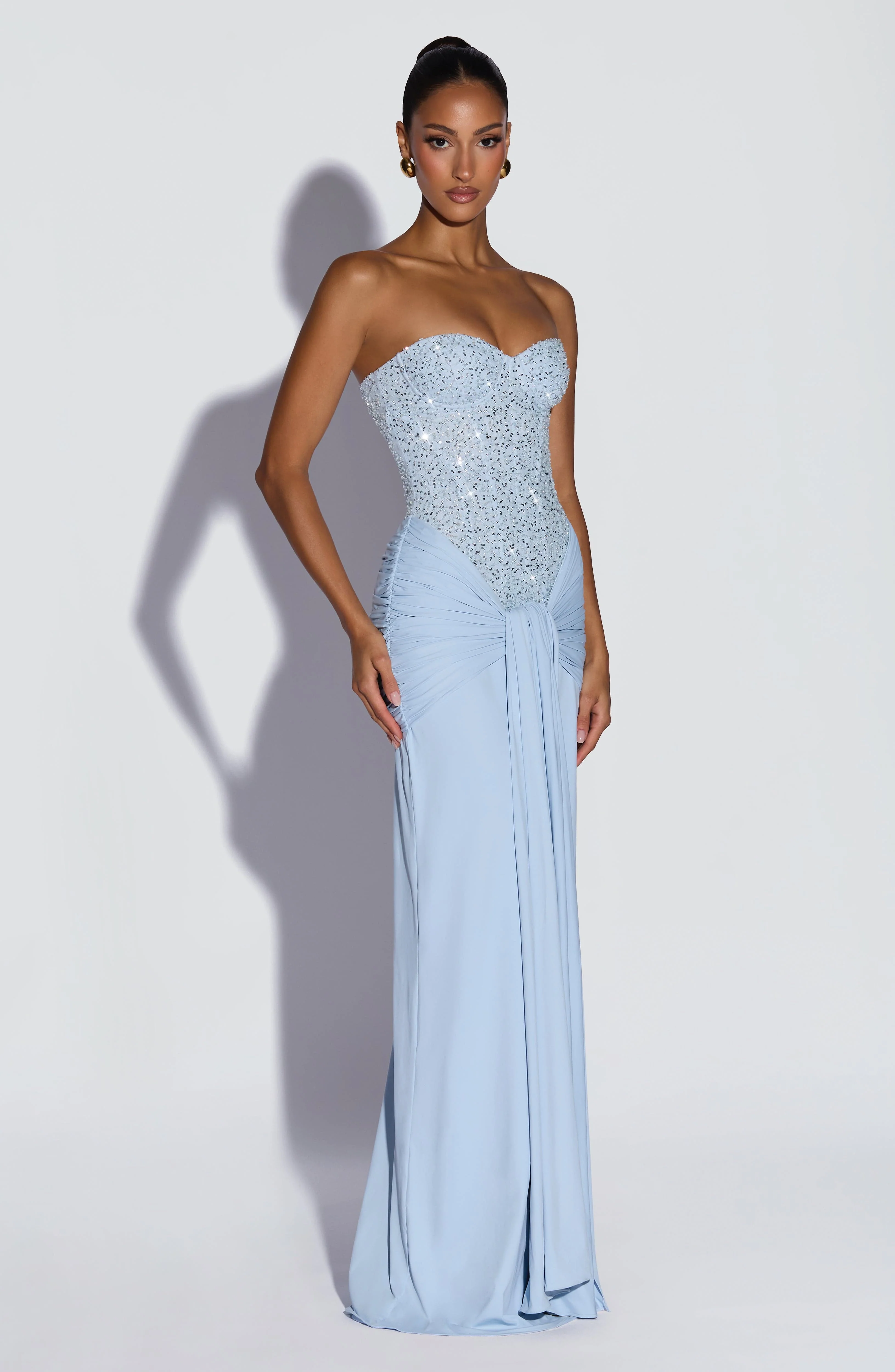 Carina Maxi Dress - Glacier Blue - Image 2