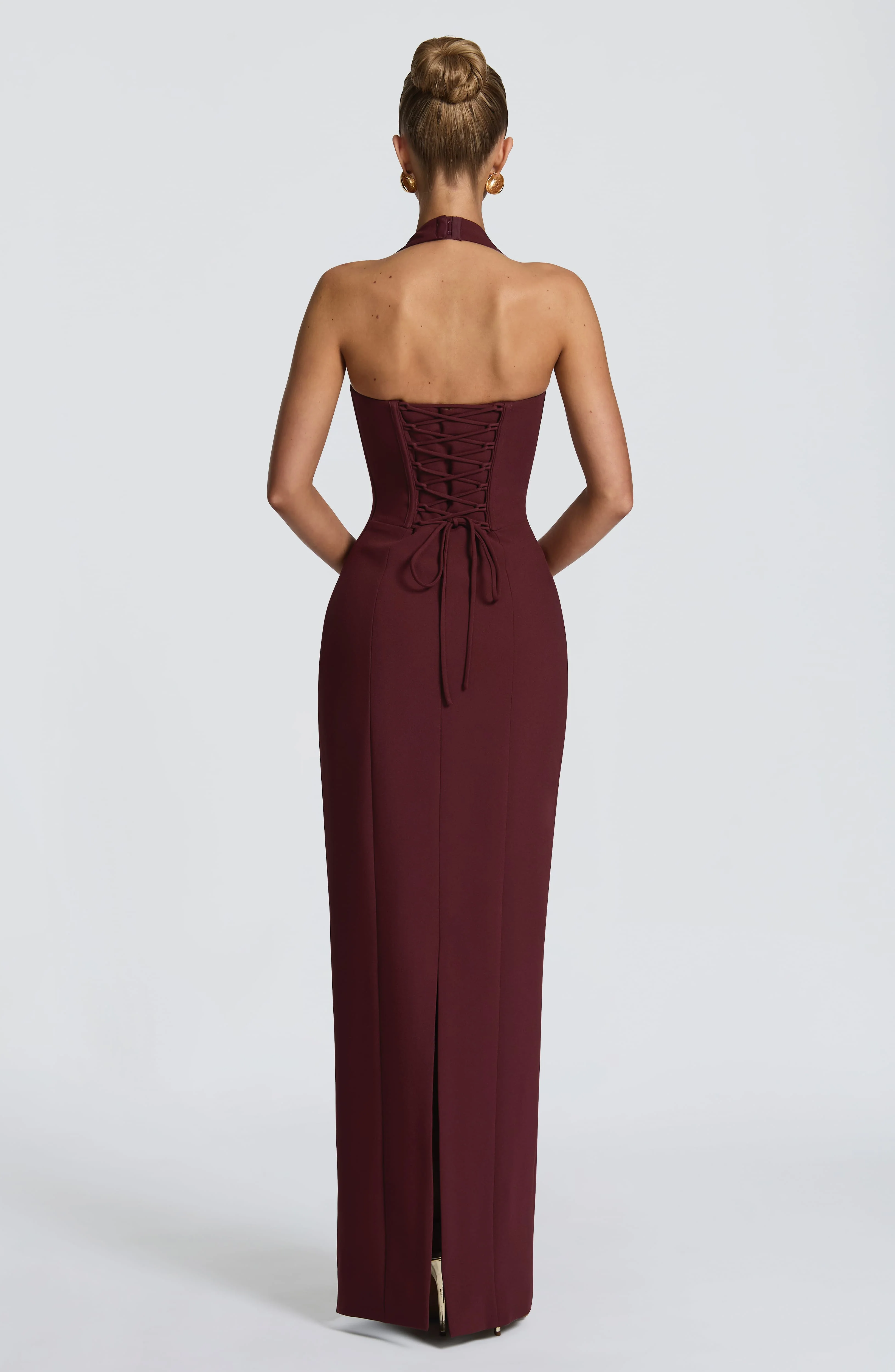 Charlotte Maxi Dress - Cherry Lacquer - Image 2