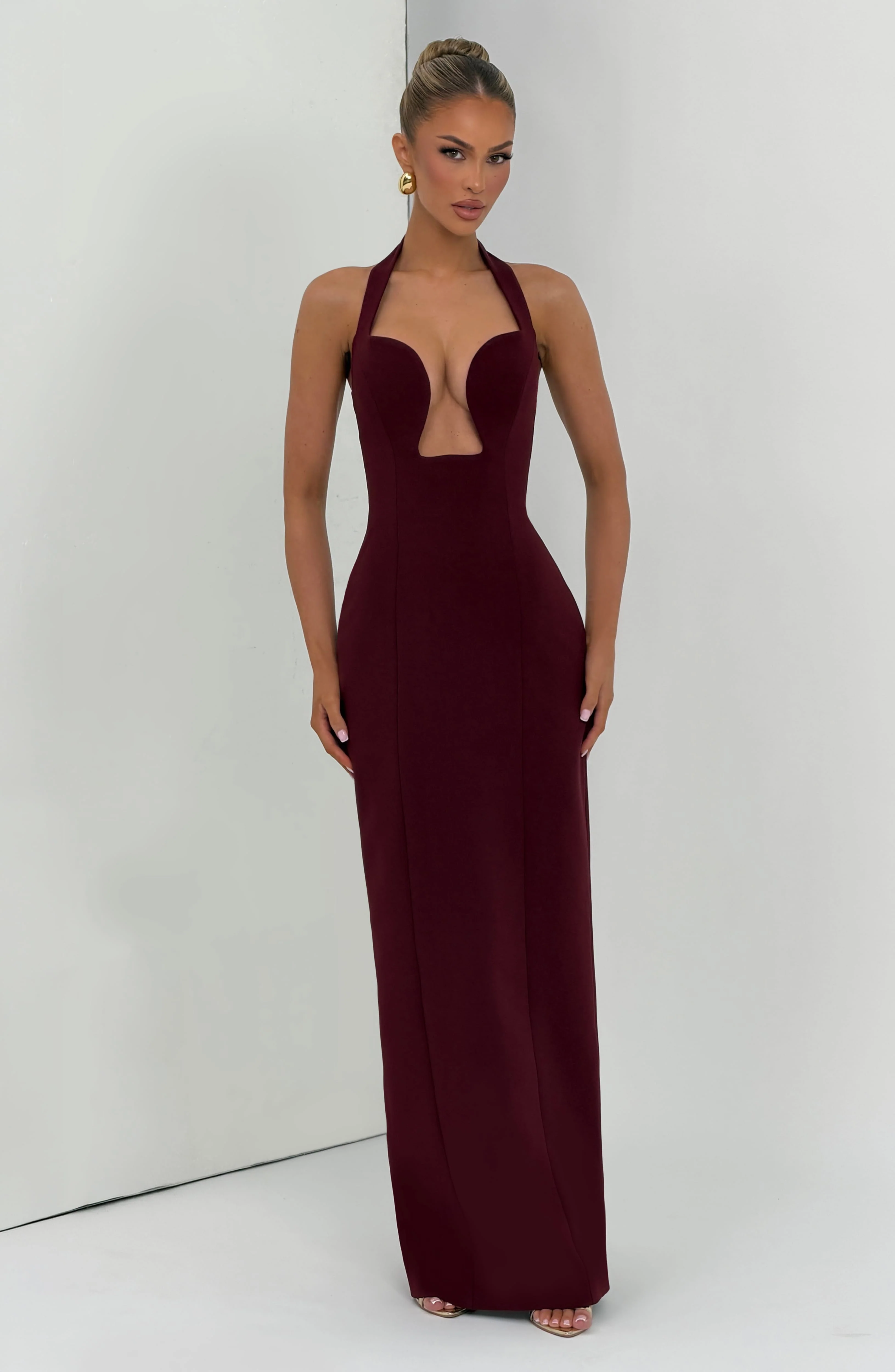 Charlotte Maxi Dress - Cherry Lacquer - Image 9