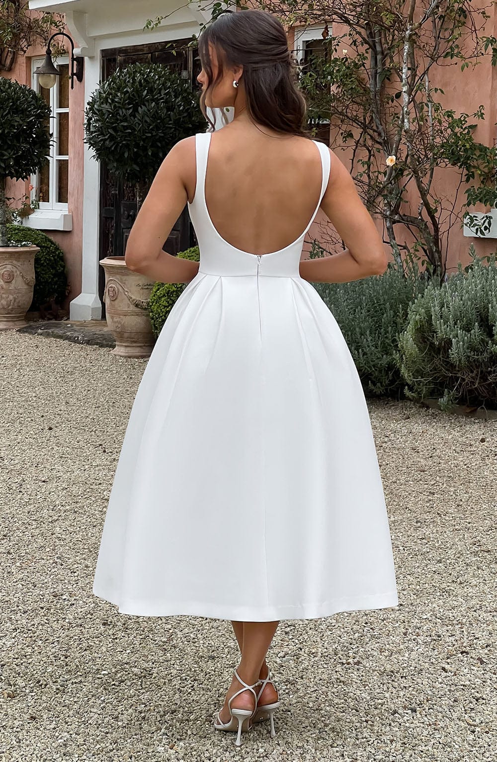 Clarabella Midi Dress - Ivory - Image 3