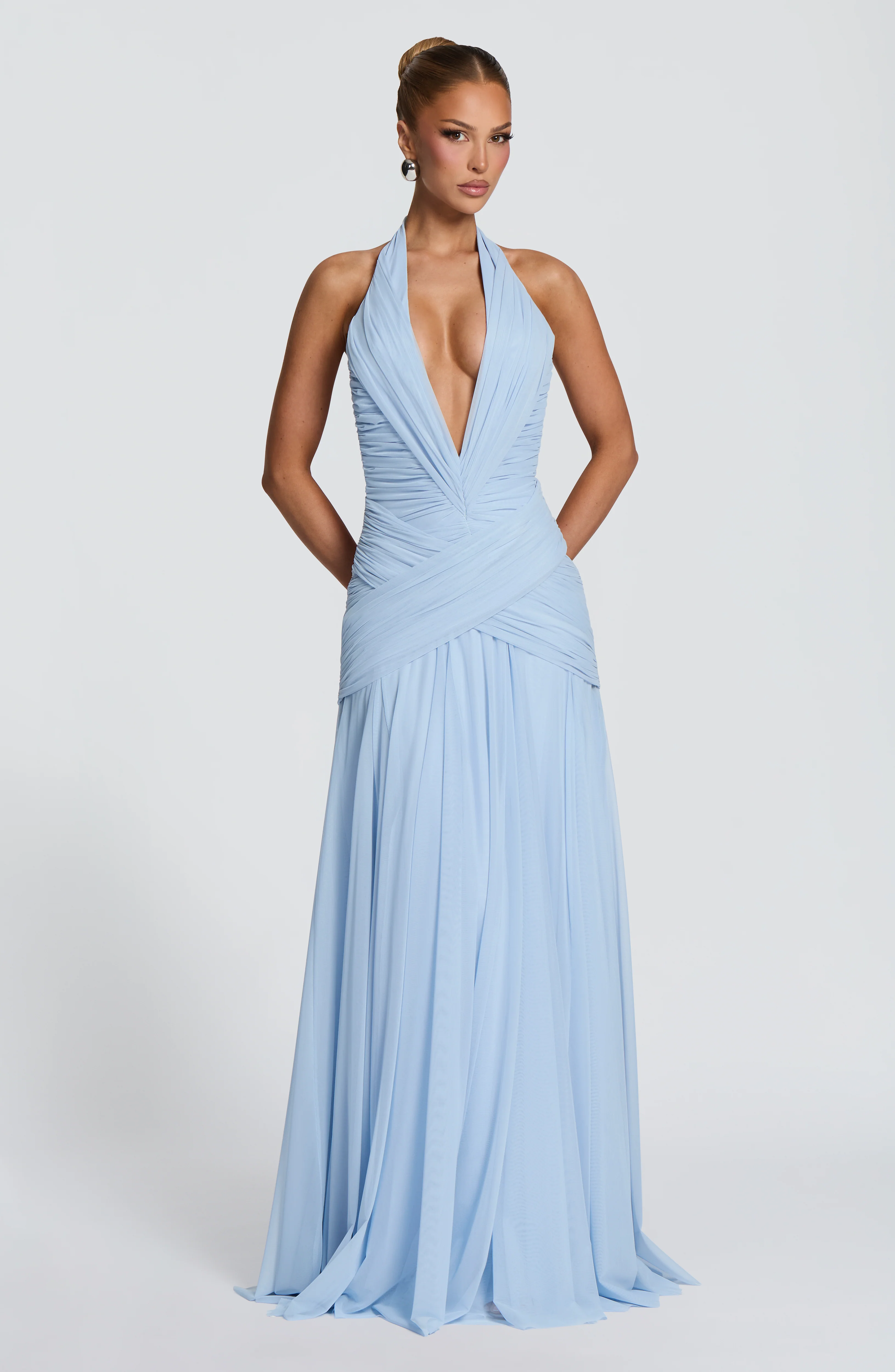 Cleo Maxi Dress - Glacier Blue - Image 4