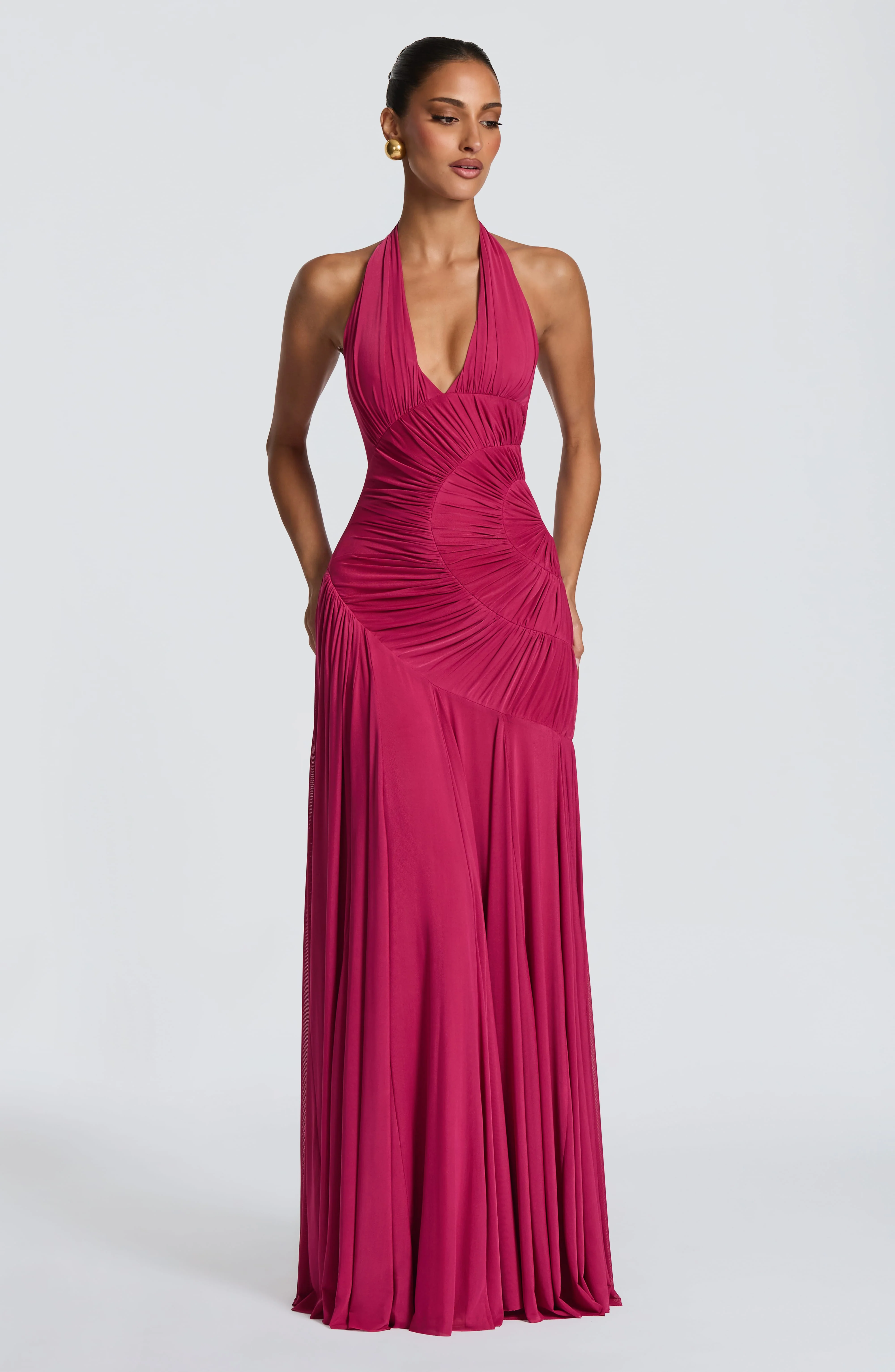 Cova Maxi Dress - Raspberry