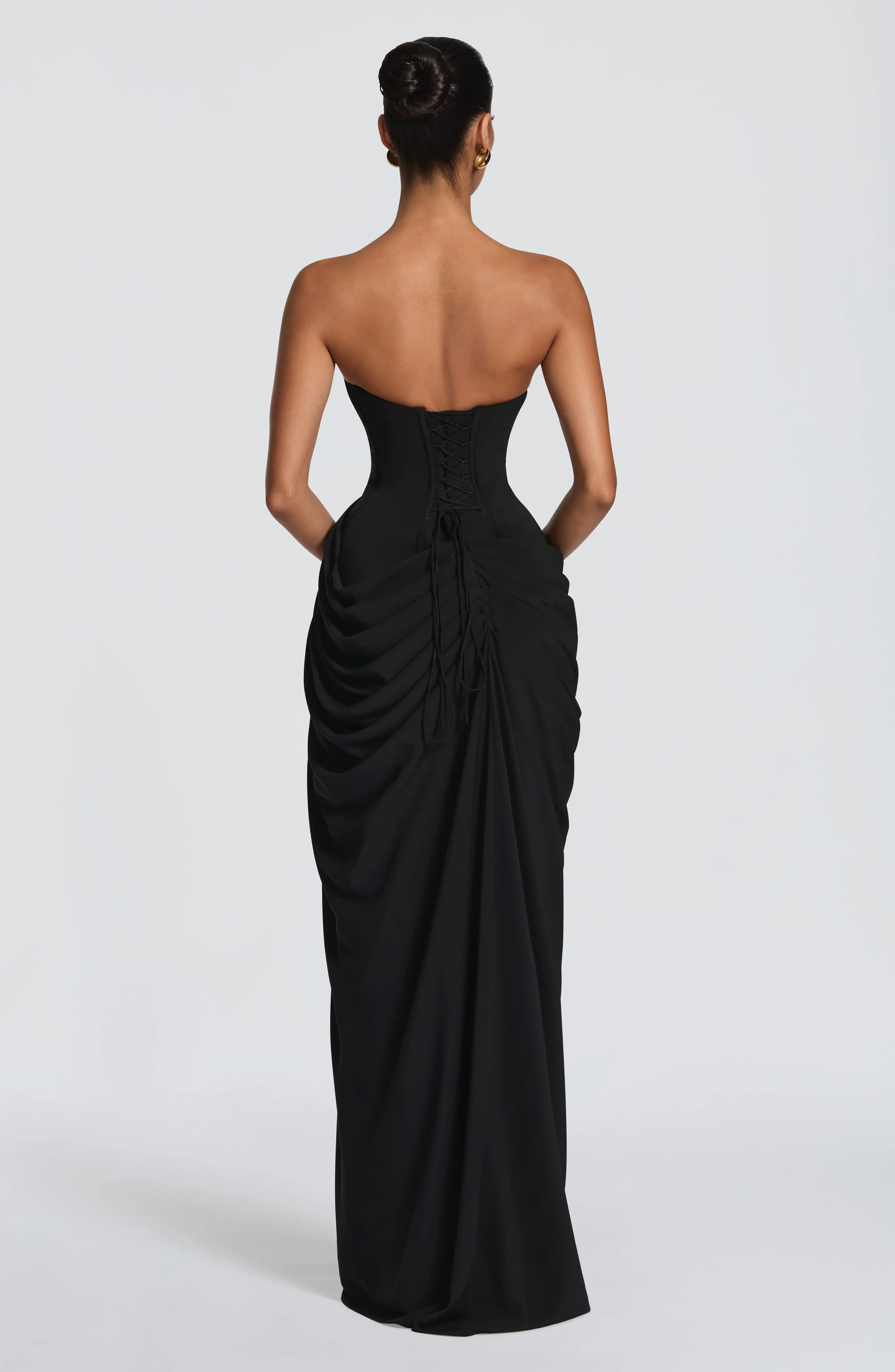 Cyra Maxi Dress - Black - Image 2