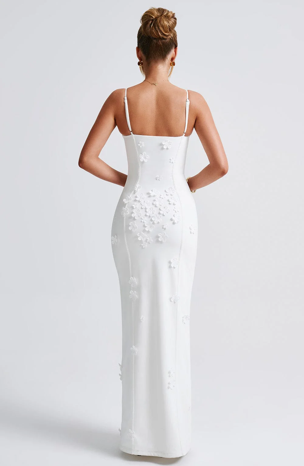 Dalary Maxi Dress - Ivory Lined - Image 6
