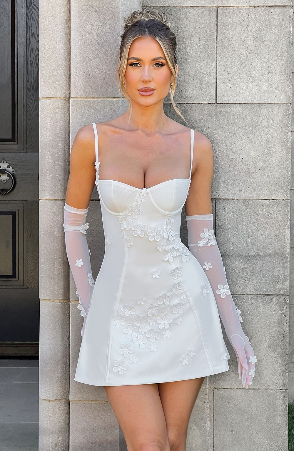 Dalary Mini Dress - Ivory - Image 6